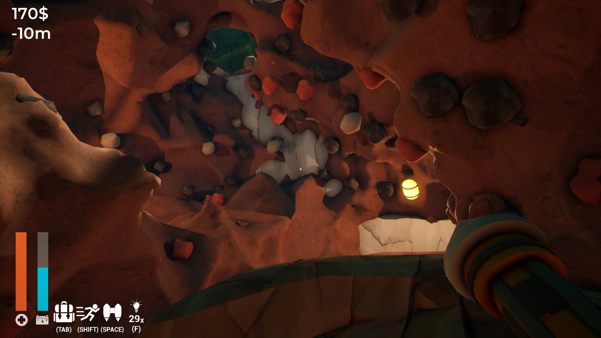 Скриншот из A Game About Digging A Hole | Источник: steampowered.com