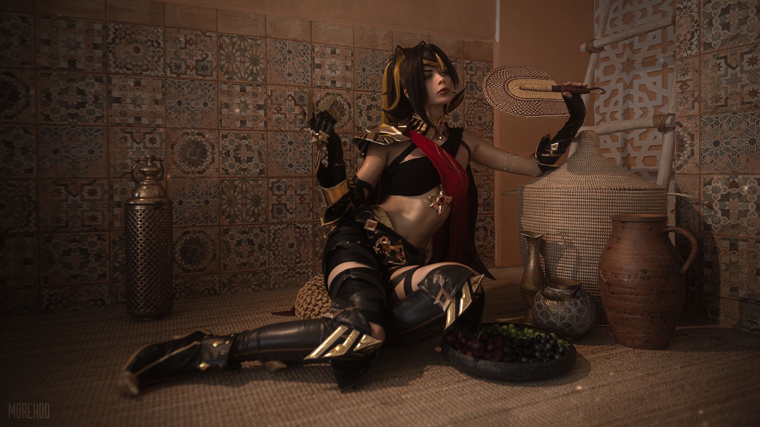 Косплей на Дэхью из Genshin Impact. Косплеер: LunnyChan. Фотограф: Мореход. Фотографии: vk.com/club226119501
