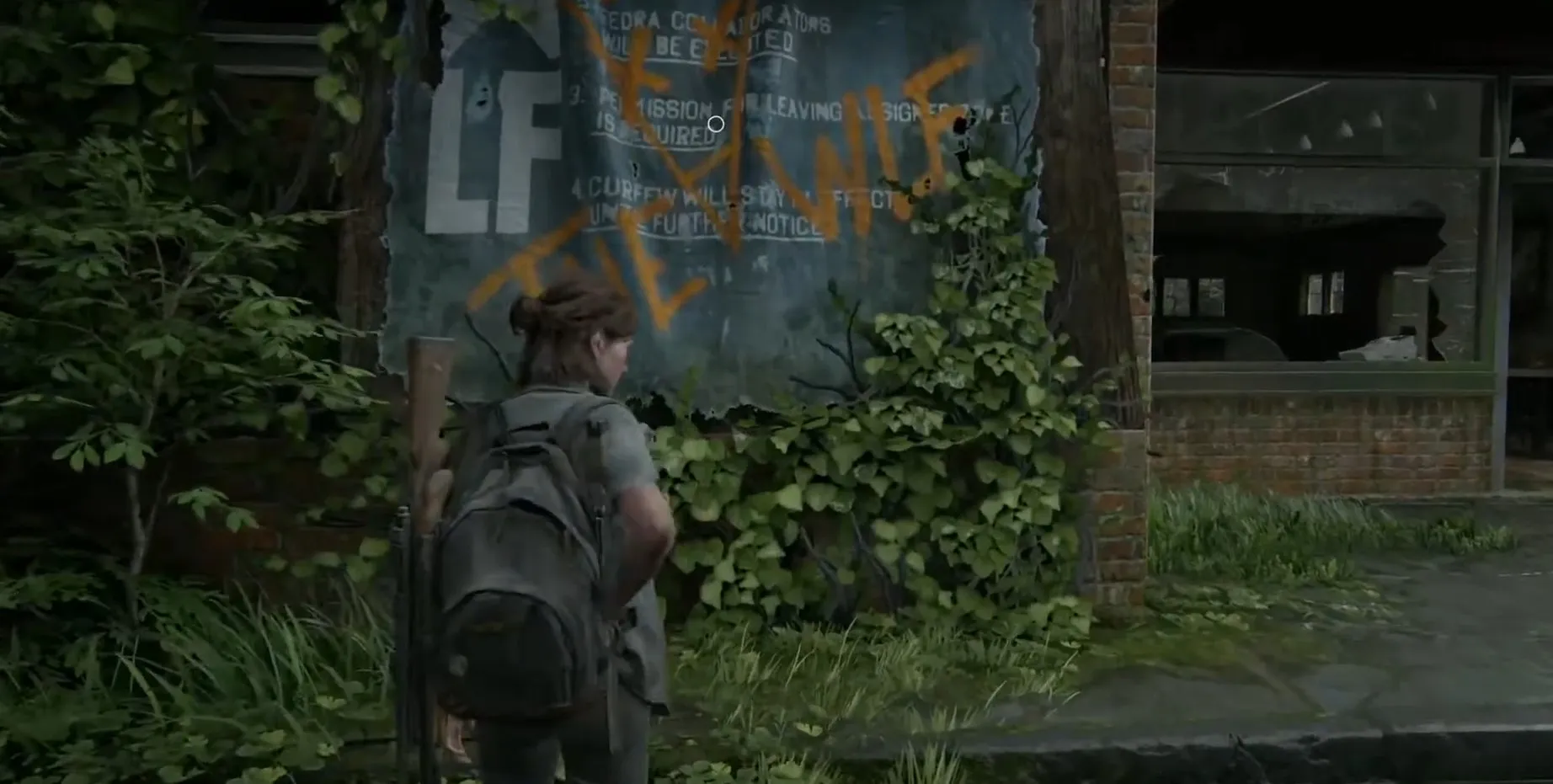 Скриншот из игры The Last of Us Part II
