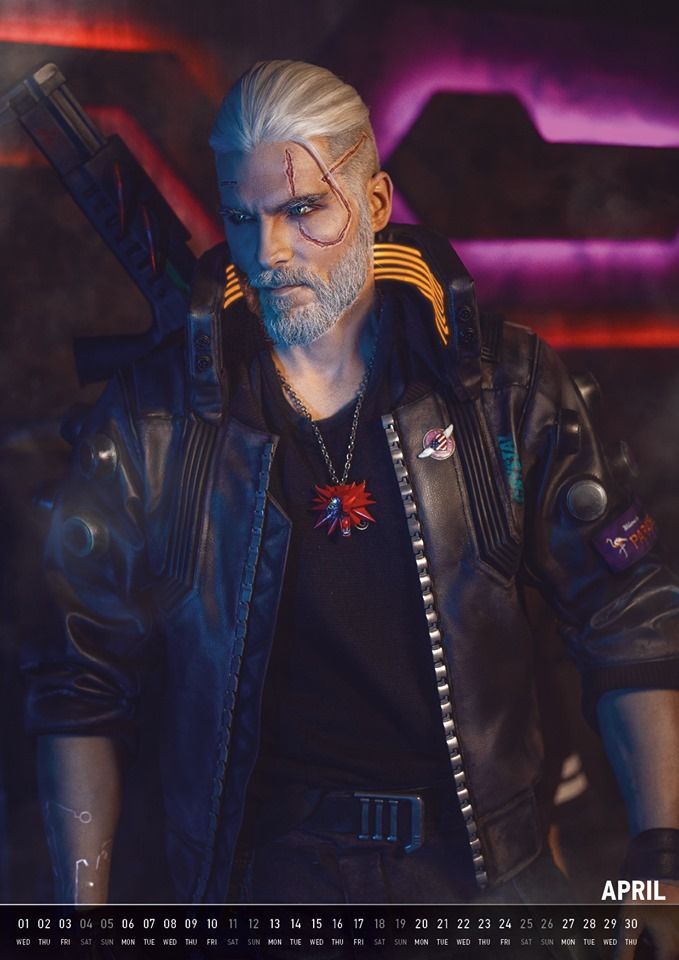 Геральт из Cyberpunk 2077. Источник: maul-cosplay.com