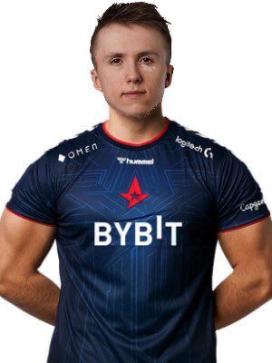 Ropz в форме Astralis из твиттера игрока