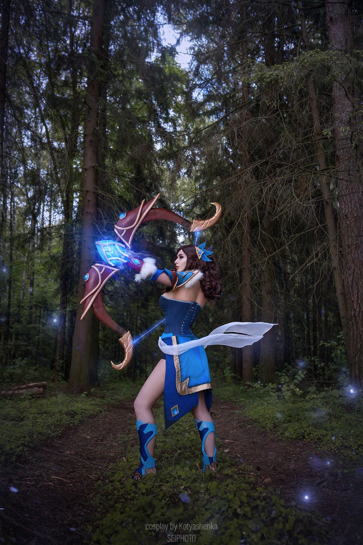 Косплей на Mirana из Dota 2. Фотограф: SeiPhoto. Косплеер: Ольга Базанова. Источник: vk.com/seiphoto