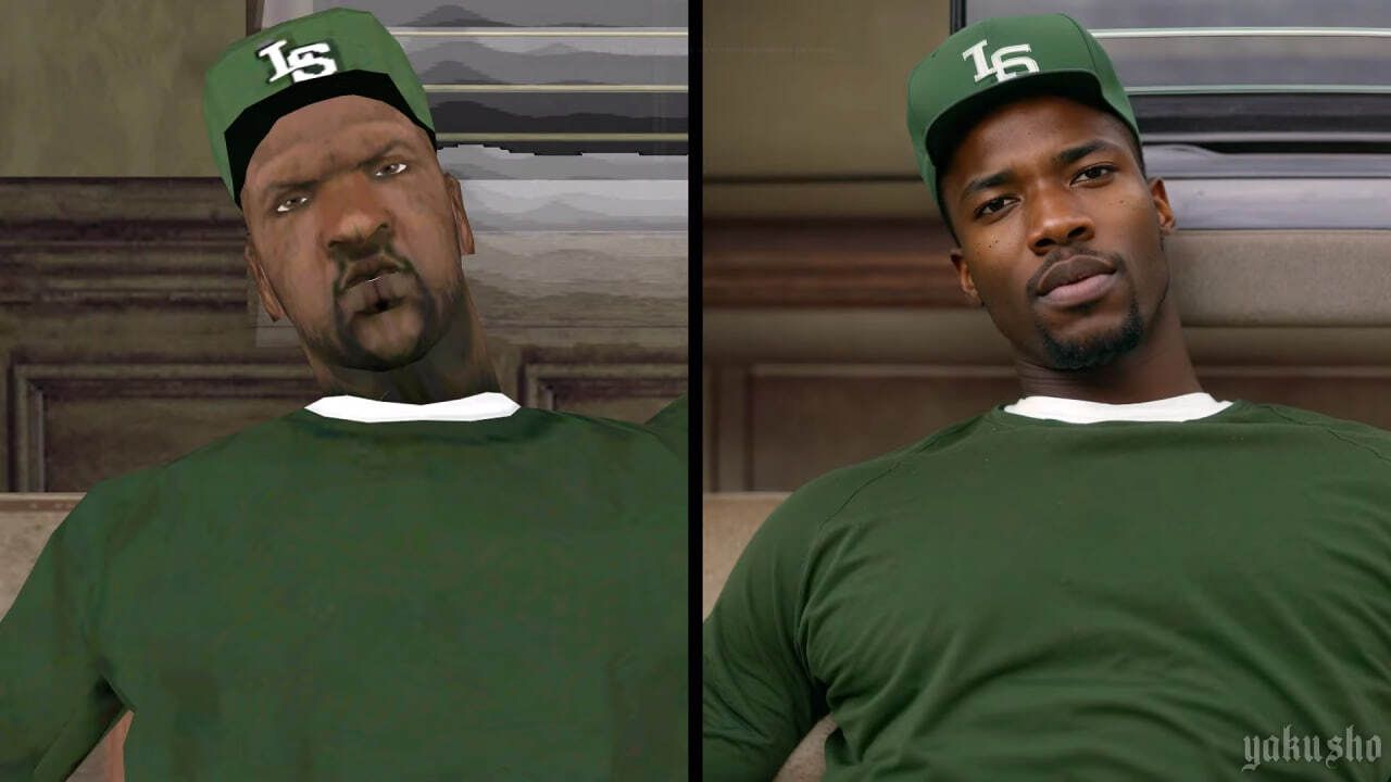 Нейросеть нарисовала героев GTA: San Andreas. Автор идеи: Yakusho
 