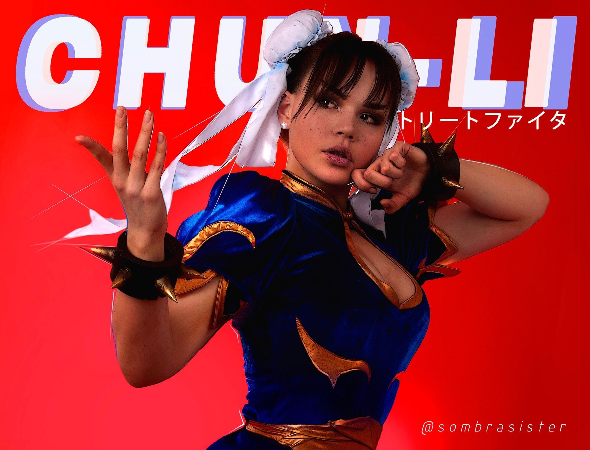 Косплей на Чунь Ли из Street Fighter. Косплеер: Лара Логвиненко. Фотограф: Michael K. Источник: https://www.instagram.com/sombrasister/