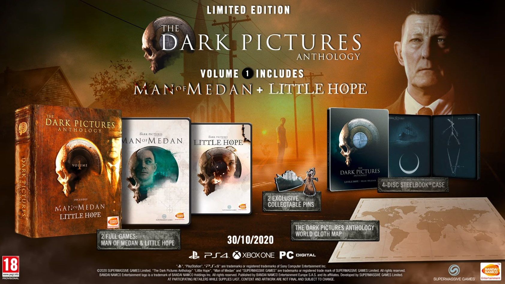 Набор из The Dark Pictures Anthology: Little Hope и Man of Medan