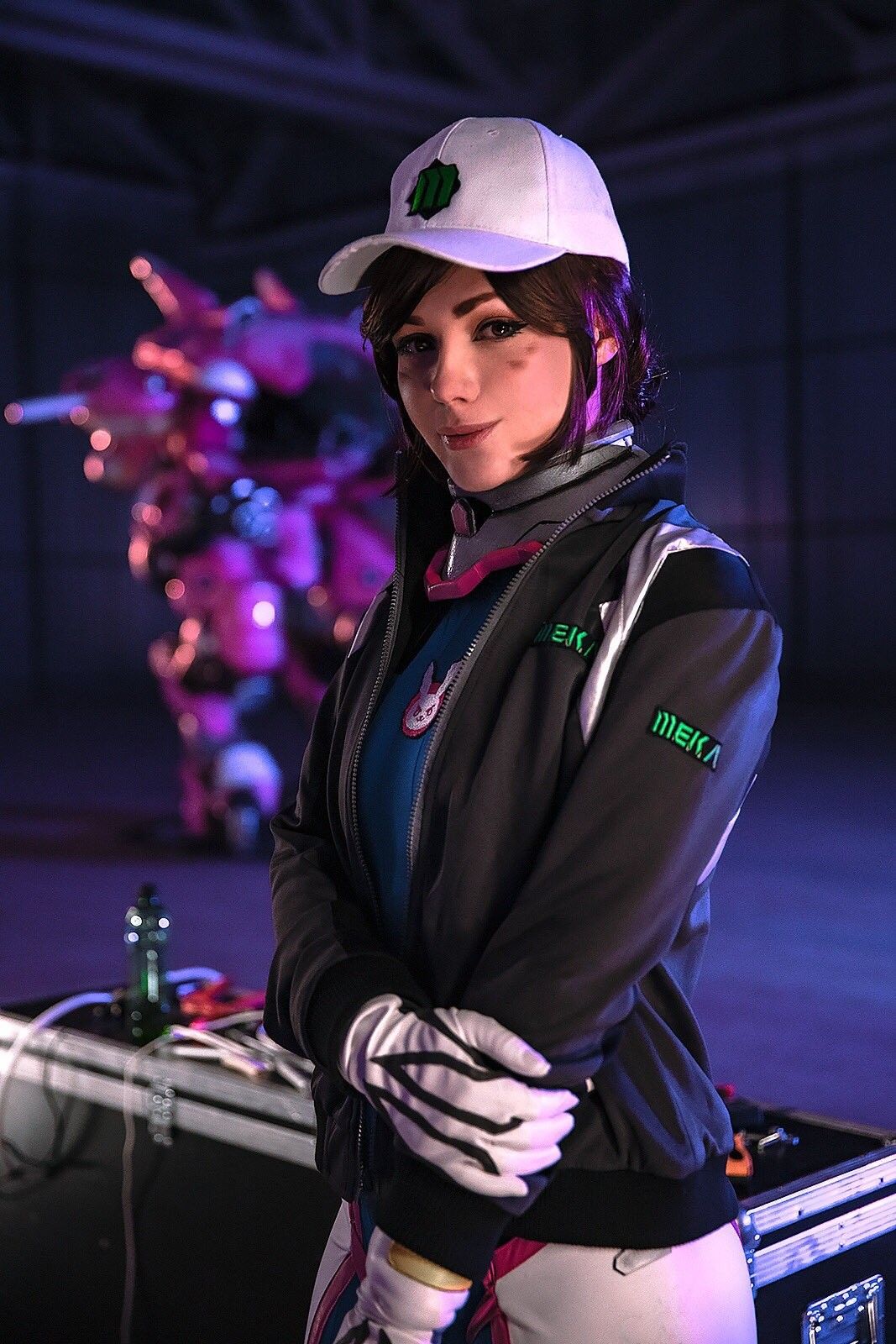 Косплей на D.Va из Overwatch. Косплеер: Irina Meier. Источник: vk.com/captain_irachka