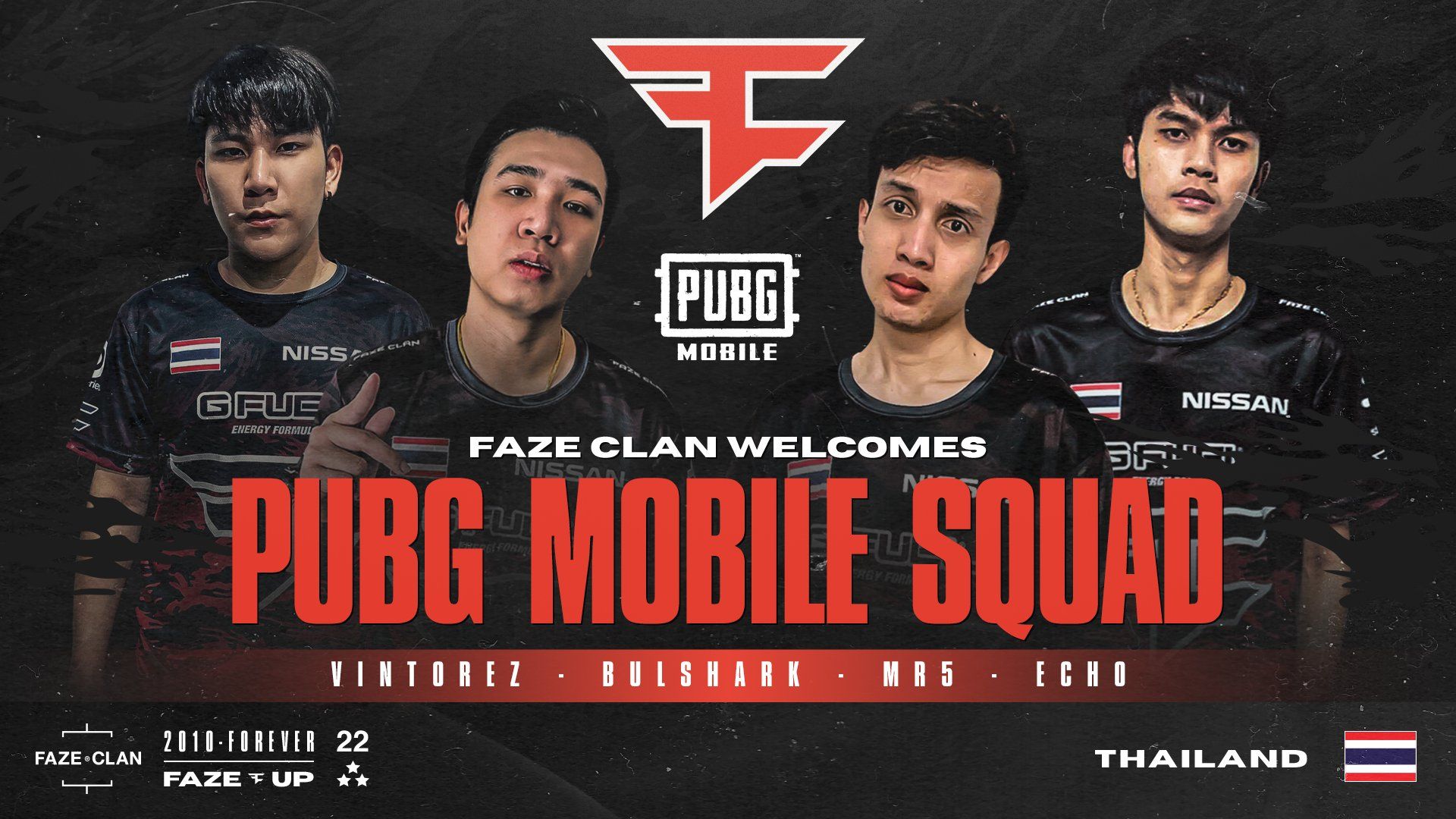 FaZe Clan по PUBG Mobile. Источник: twitter.com/FaZeUpdate