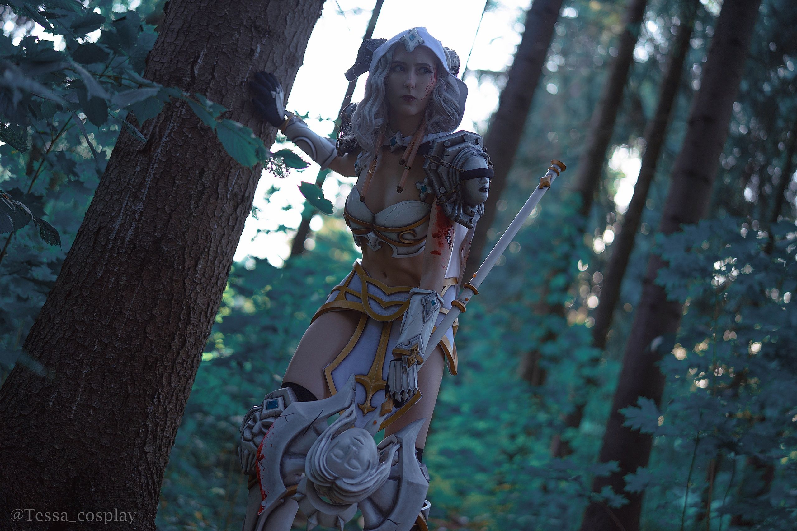 Косплей на дренейку из World of Warcraft. Косплеер: Tessa cosplay. Источник: vk.com/tessa_cosplay