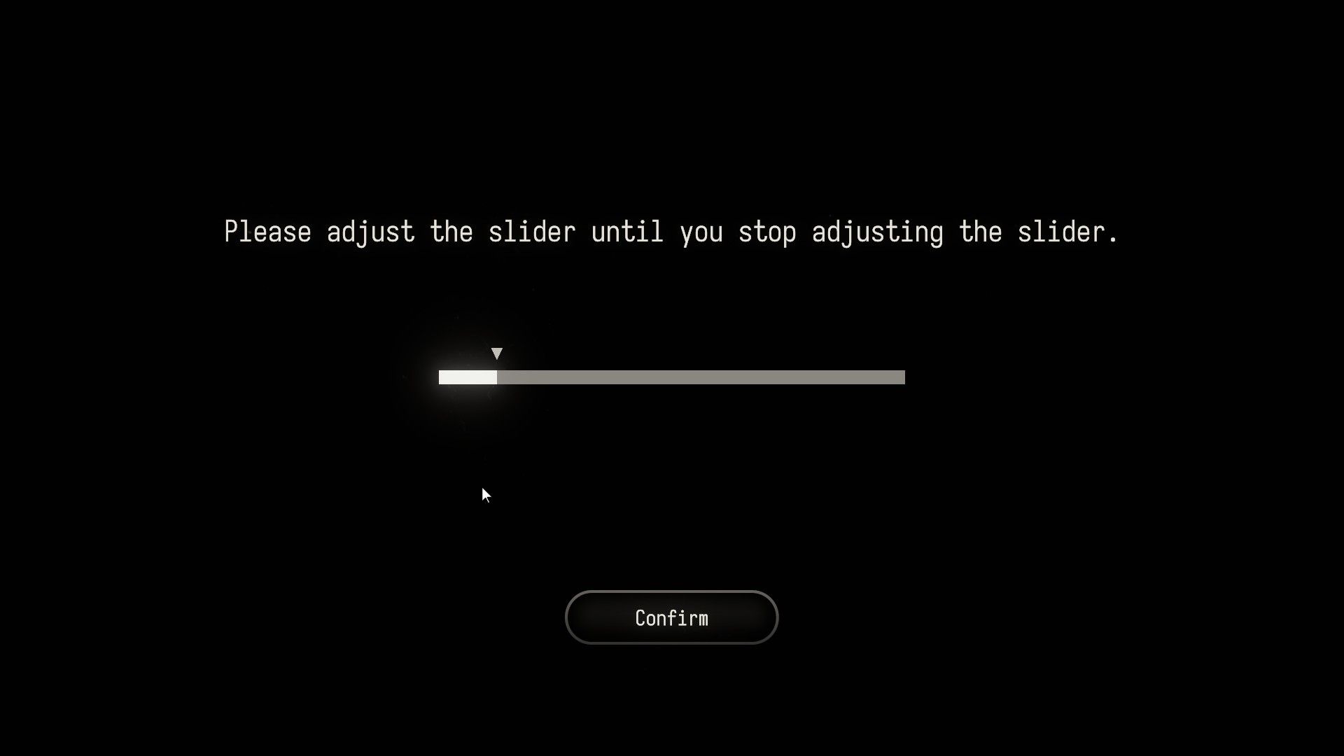 Скриншот из, кажется, The Stanley Parable: Ultra Deluxe. Если честно, я до конца не уверен