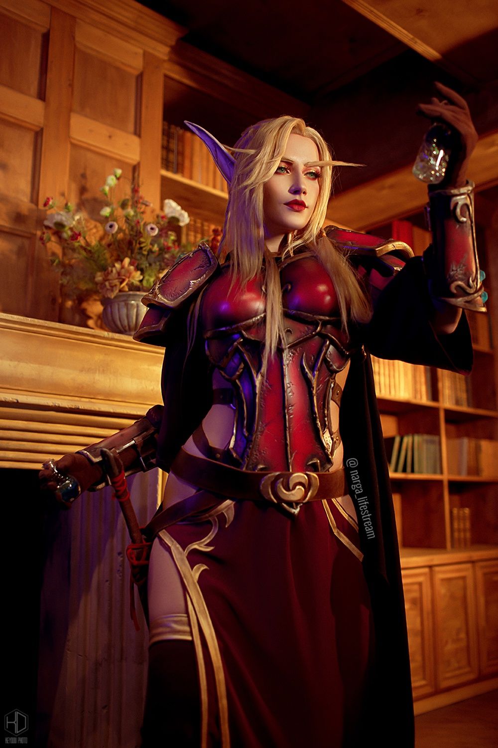 Наталья Narga Кочеткова. Косплей на эльфийку крови из World of Warcraft. Источник: vk.com/lifestream_cosplay