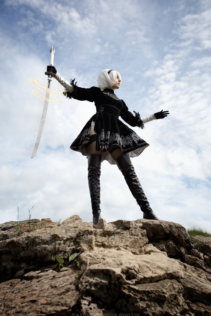 Косплей на 2B | Источник: vk.com/cosplay.world