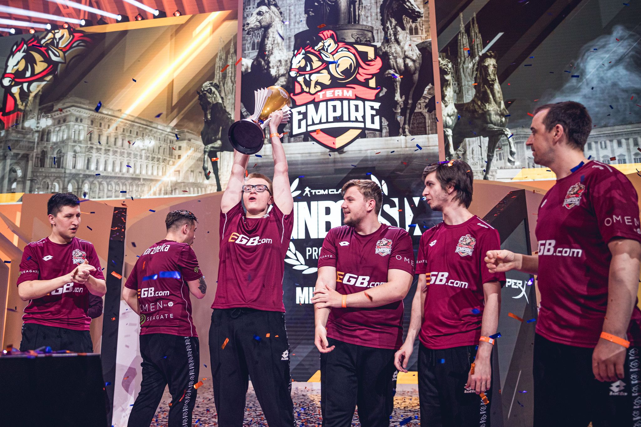 Team Empire на Pro League Season 9 Milan Finals. Источник: vk.com/empirepage