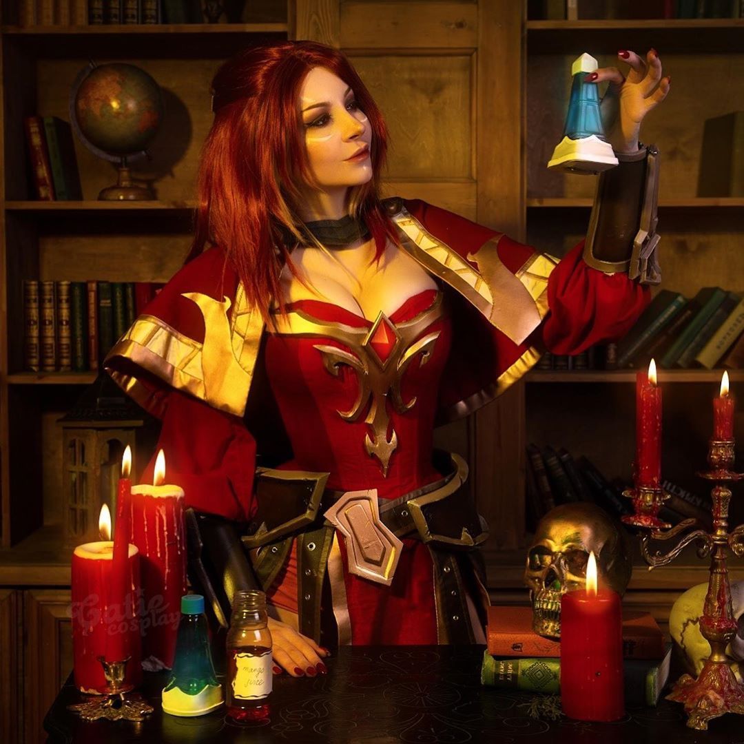 Косплей на Lina из Dota 2. Косплеер: Екатерина Корбут. Фотограф: Алена Филиппова. Источник: instagram.com/amio_mio/