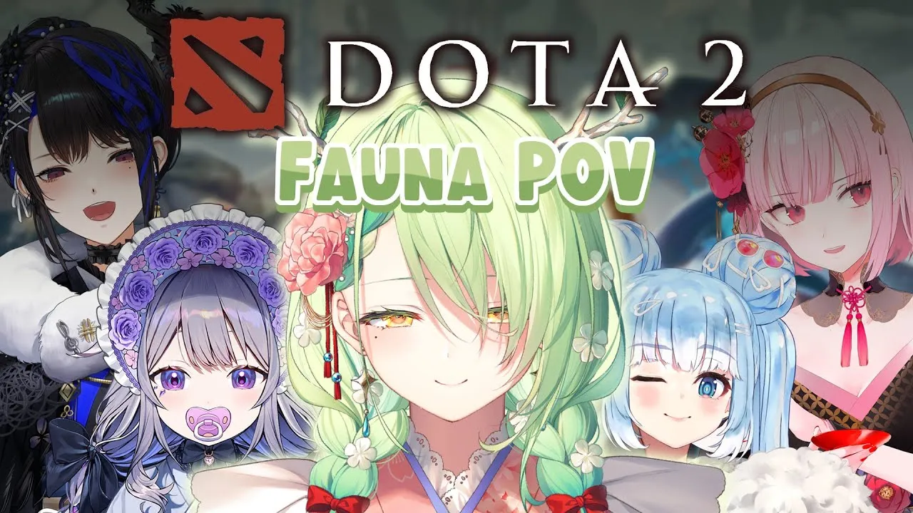 Участницы стрима-коллаборации по Dota 2