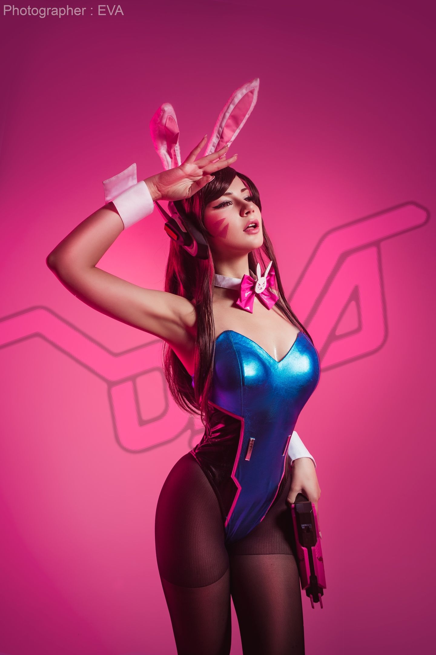 Косплей на D.Va из Overwatch. Косплеер: Oichi. Фотограф: Ева Давыдова. Источник: vk.com/oichidream