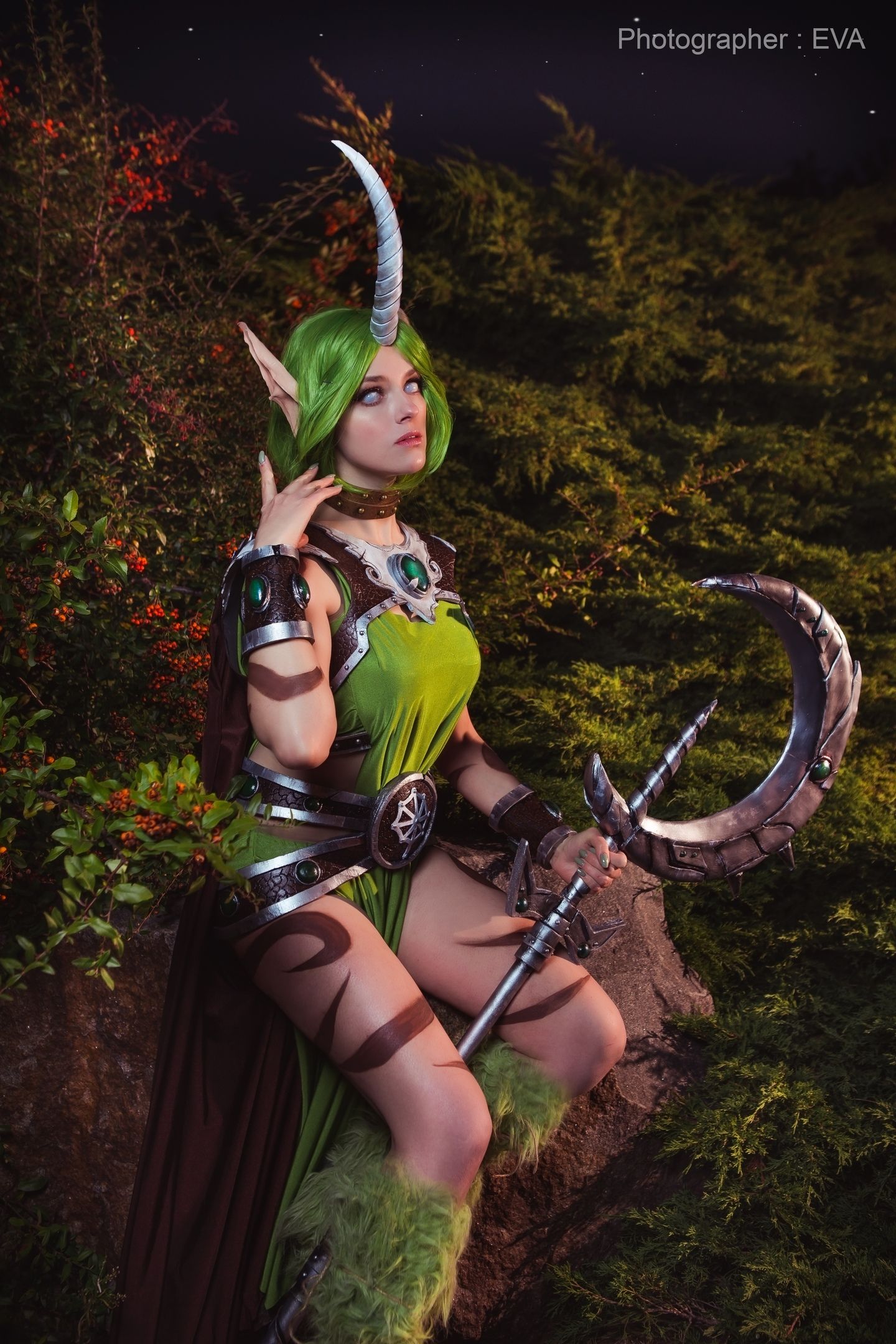 Dryad Soraka. Косплеер: Марина Пушкарева. Фотограф: Ева Давыдова. Источник: vk.com/eva_cosplay_photo