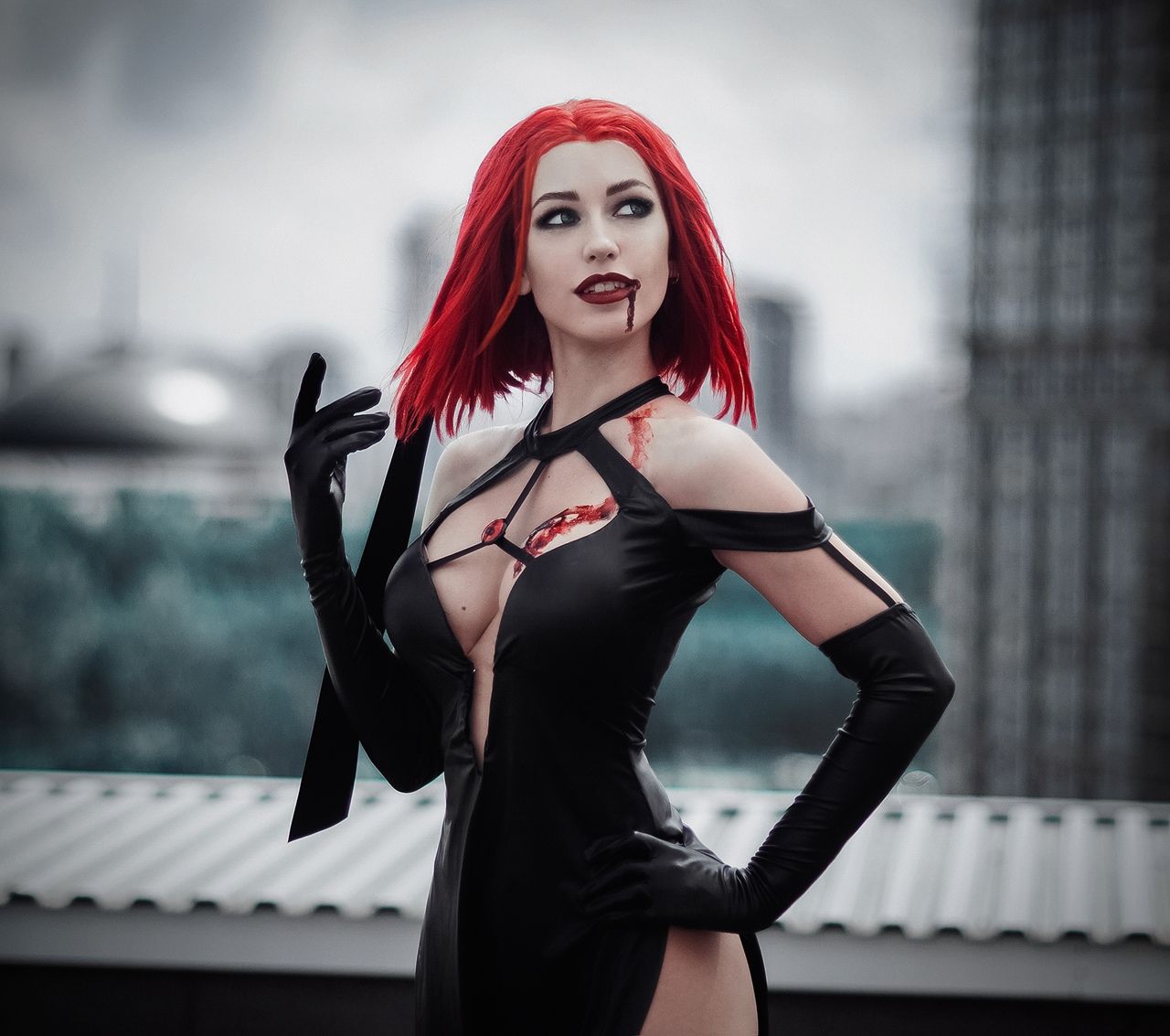 Косплей на Рейн из BloodRayne 2. Косплеер: Алена Галан. Фотограф: Марианна Инсомния. Источник: vk.com/mariannainsomnia