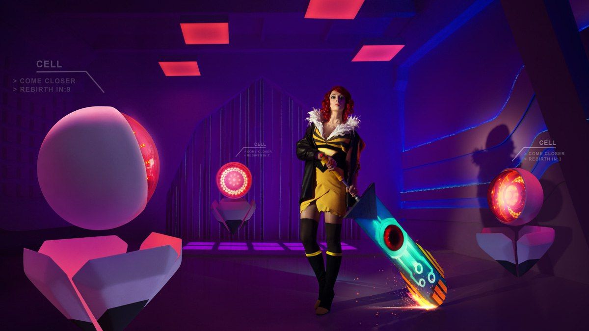 Косплей на Red из Transistor. Косплеер: Анастасия Мирамарта. Фотограф: Аннет Воронная. Источник: vk.com/annet_voronaya