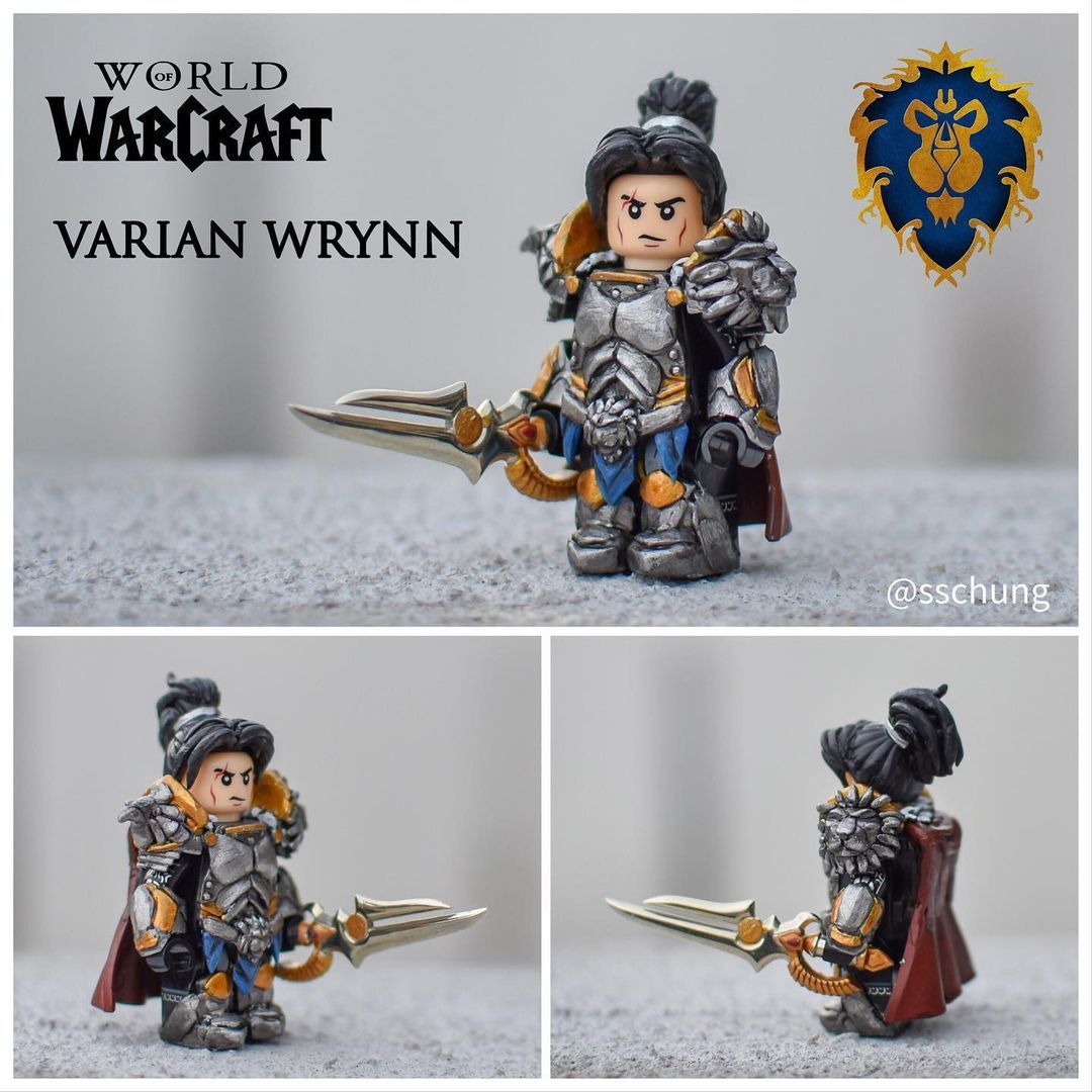 Фигурки LEGO с персонажами Warcraft. Автор: SSChung 