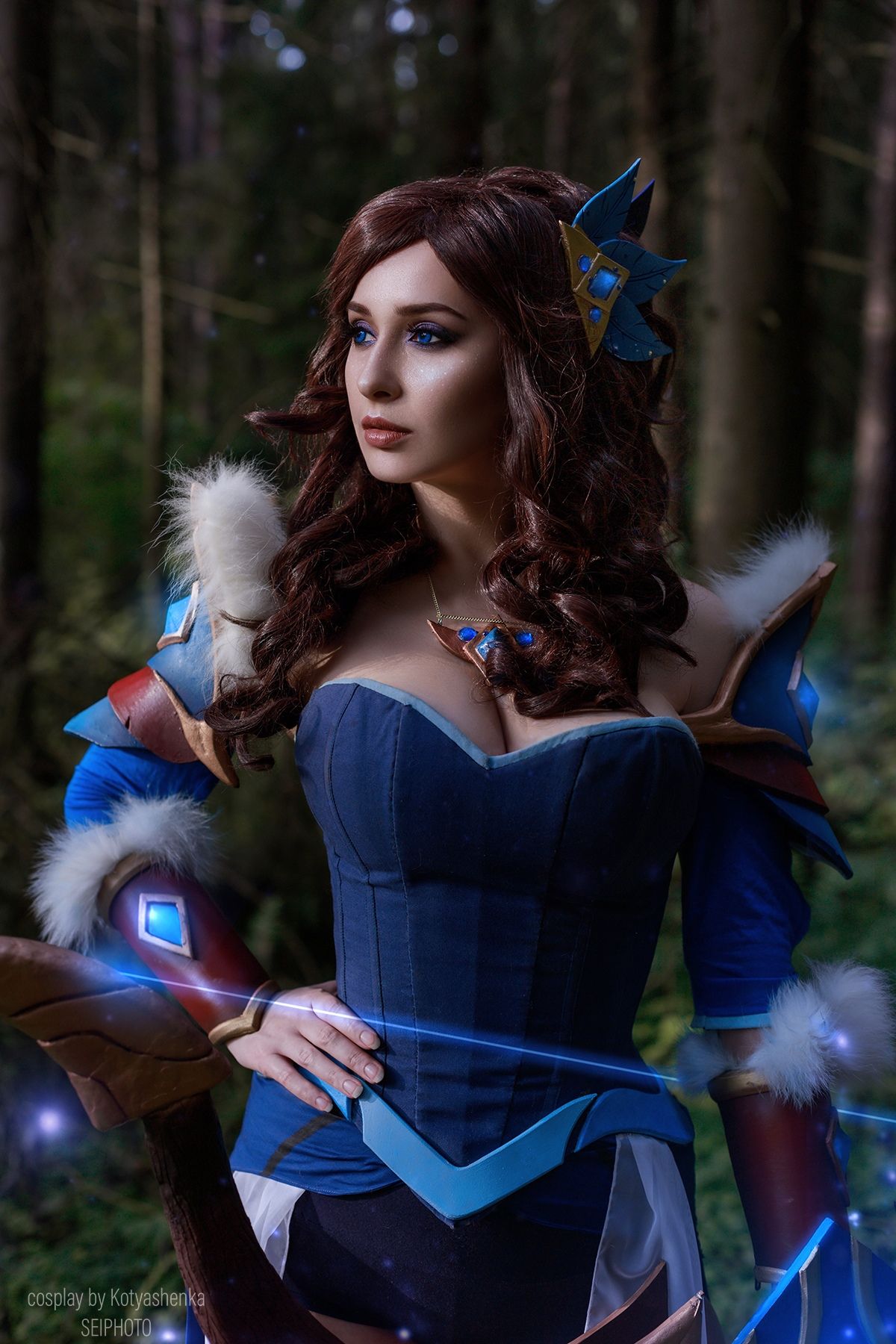 Косплей на Mirana из Dota 2. Фотограф: SeiPhoto. Косплеер: Ольга Базанова. Источник: vk.com/seiphoto