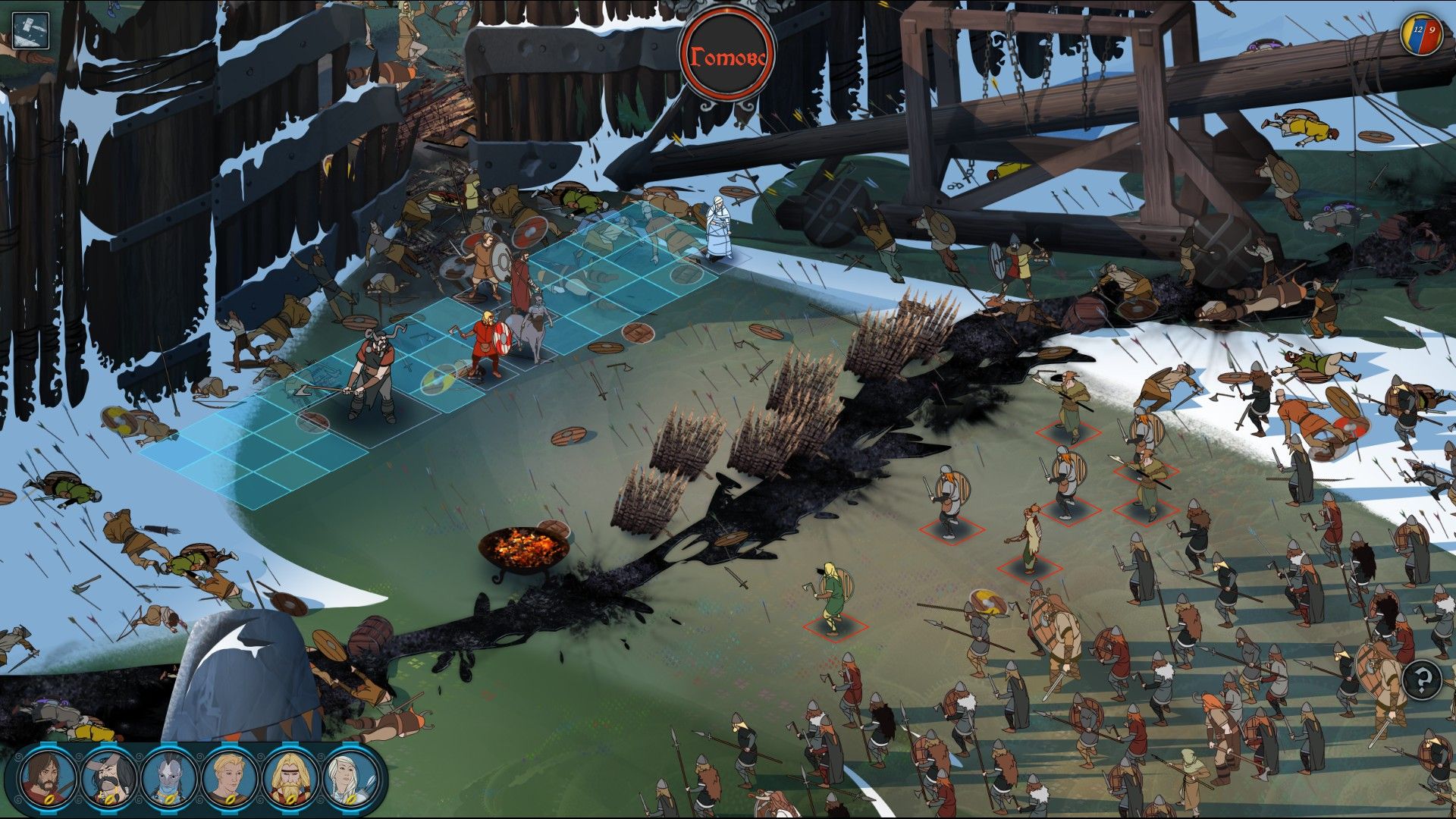 Скриншот из игры The Banner Saga