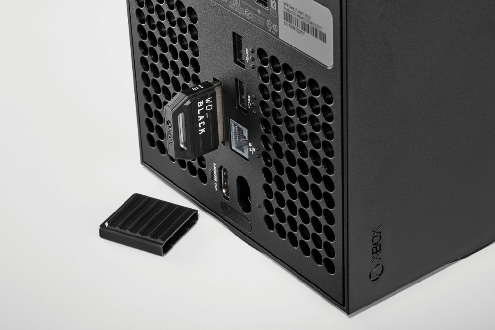 Внешний вид WD_Black C50 в Xbox Series X. Источник: Western Digital