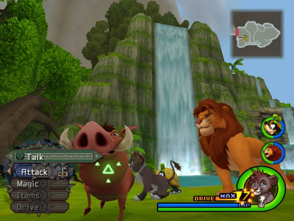 Скриншот из Kingdom Hearts II