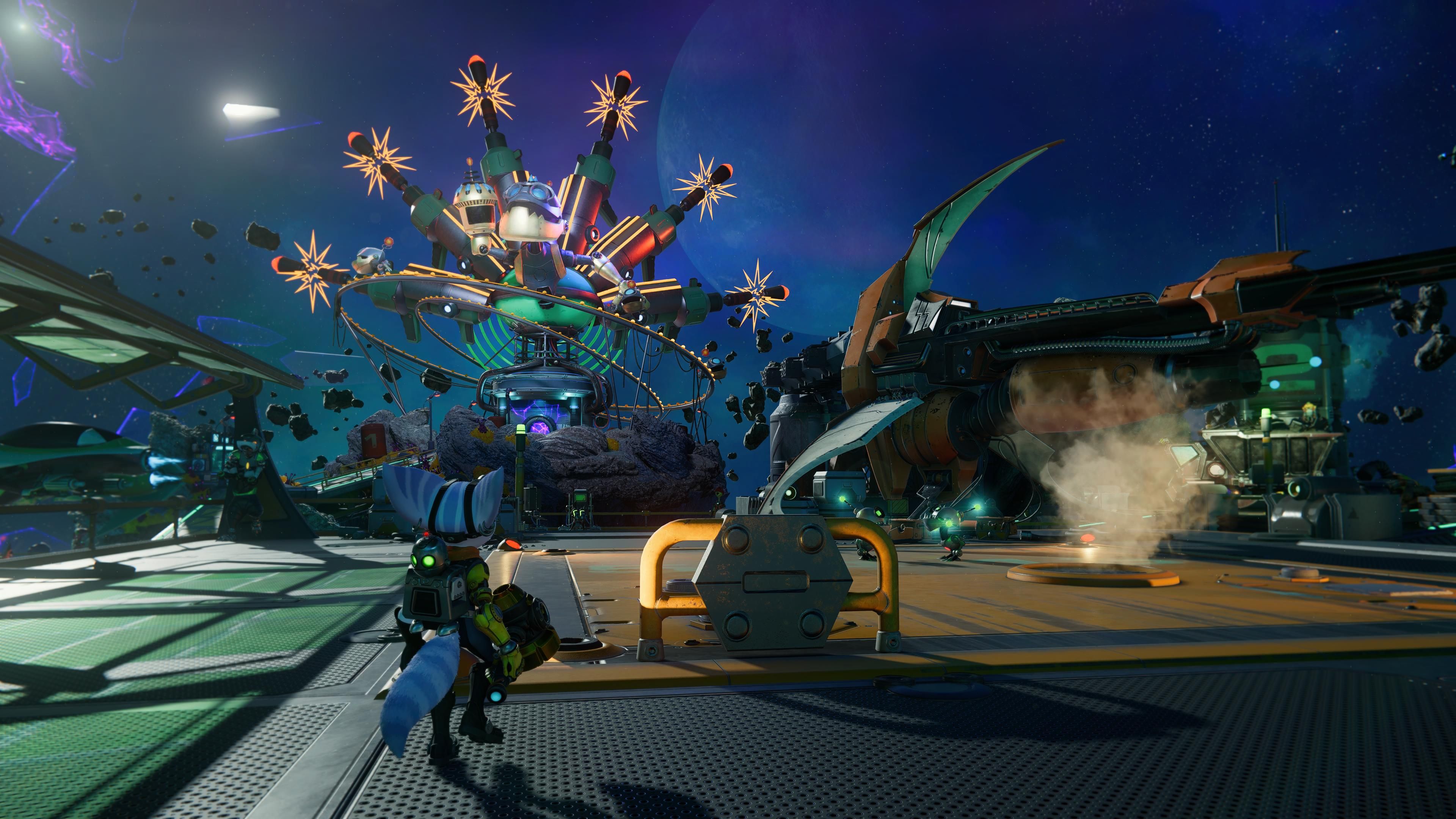 Ривет в космическом баре в Ratchet and Clank: Rift Apart