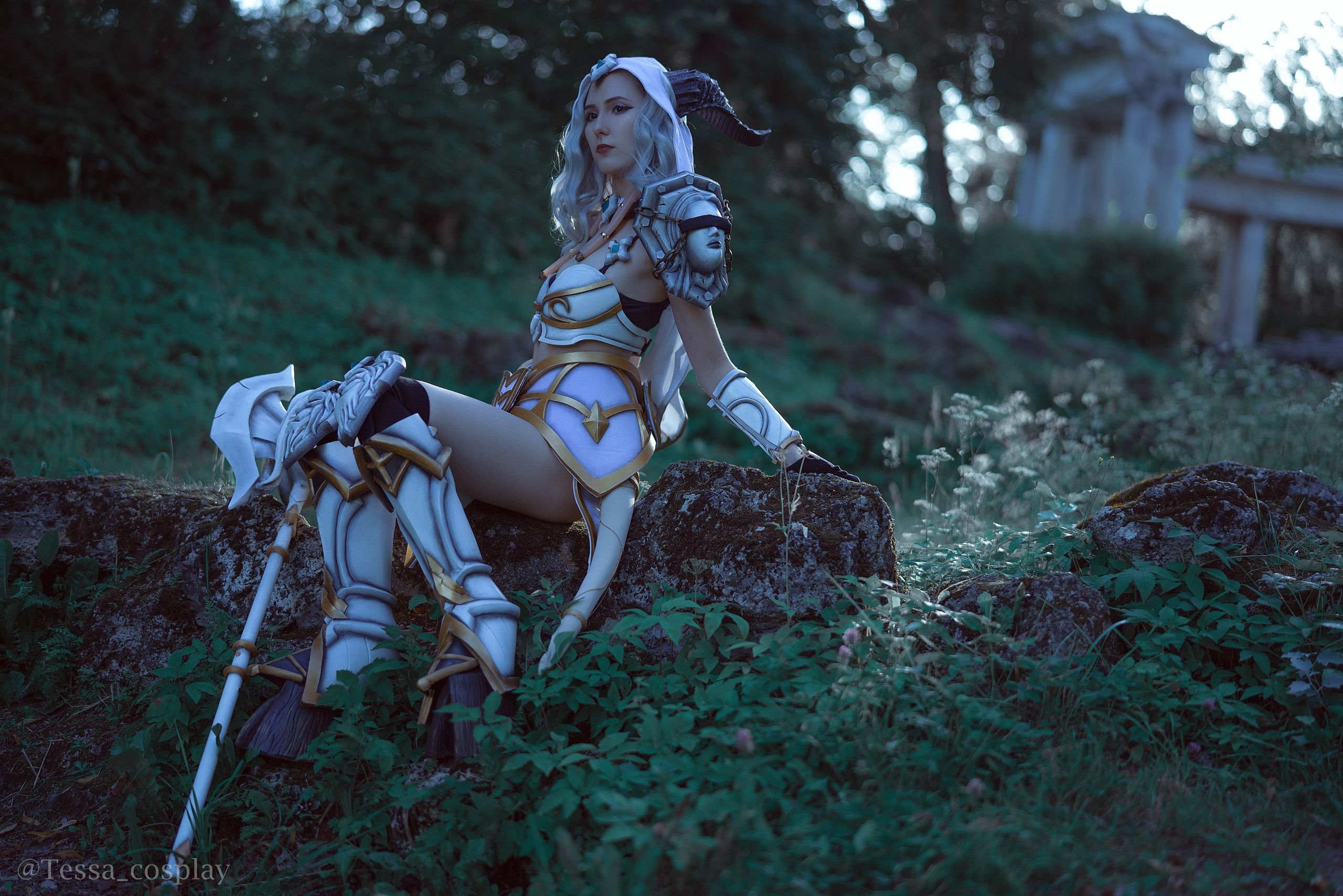 Косплей на дренейку из World of Warcraft. Косплеер: Tessa cosplay. Источник: vk.com/tessa_cosplay