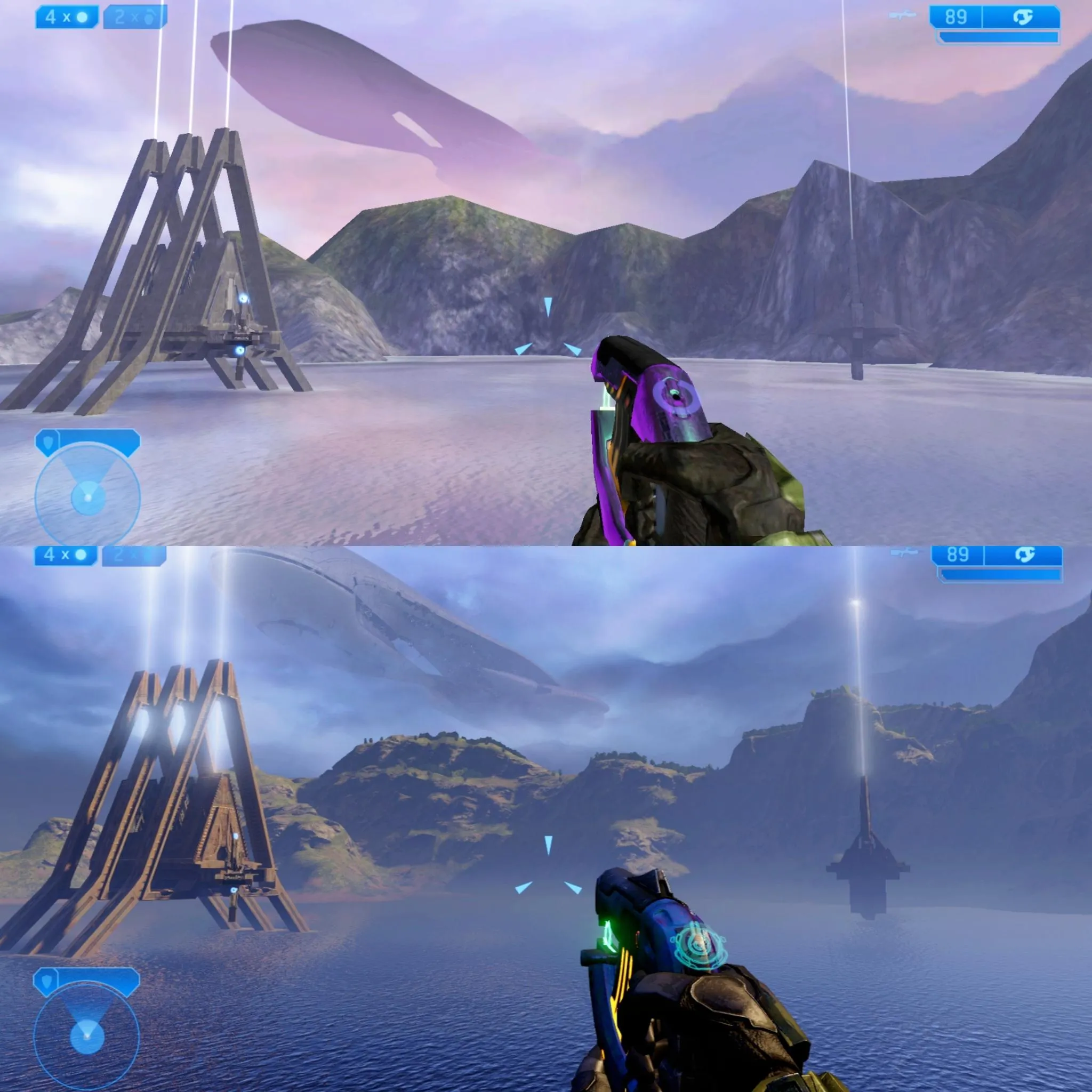 Сравнение графики Halo 2 и переиздания Anniversary. Источник: reddit