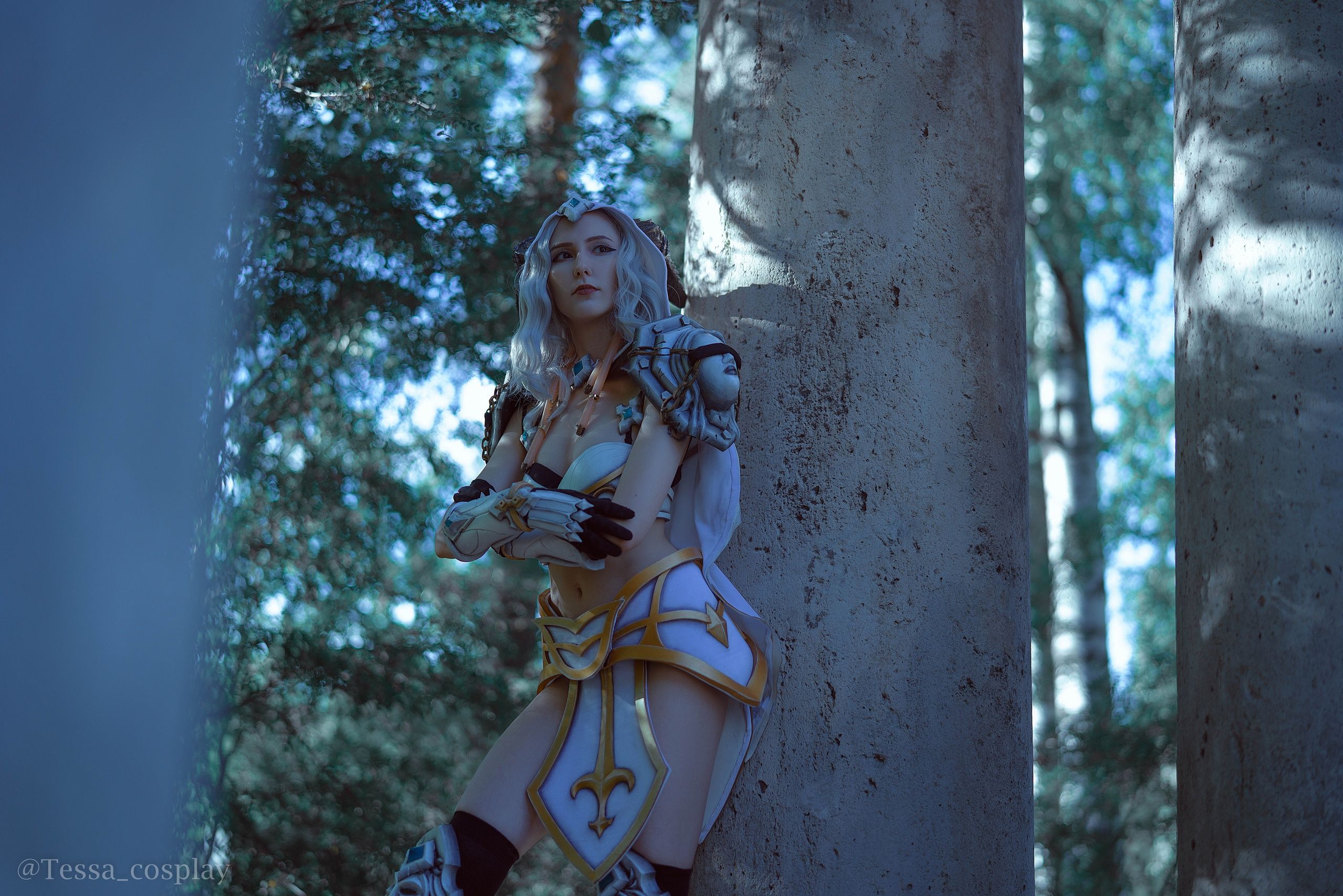 Косплей на дренейку из World of Warcraft. Косплеер: Tessa cosplay. Источник: vk.com/tessa_cosplay