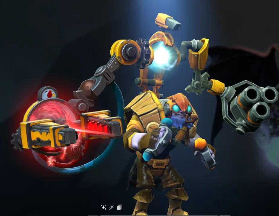 Arcanic Resonance Beam для Tinker.
Источник: Valve