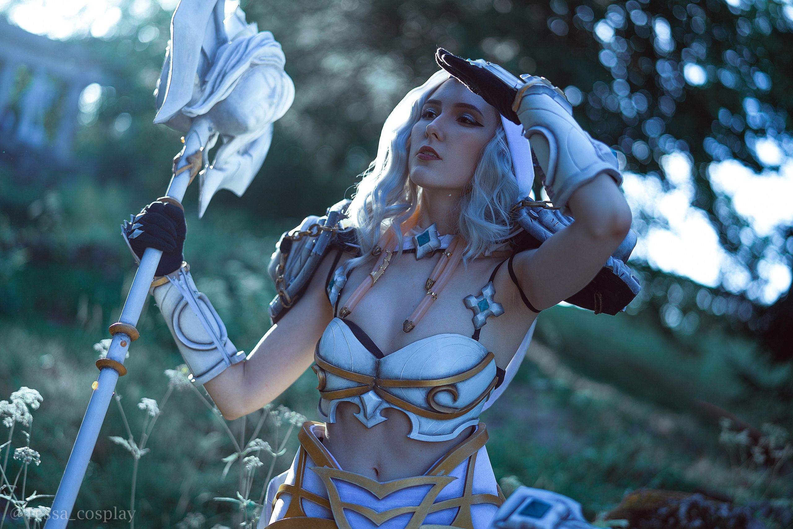 Косплей на дренейку из World of Warcraft. Косплеер: Tessa cosplay. Источник: vk.com/tessa_cosplay