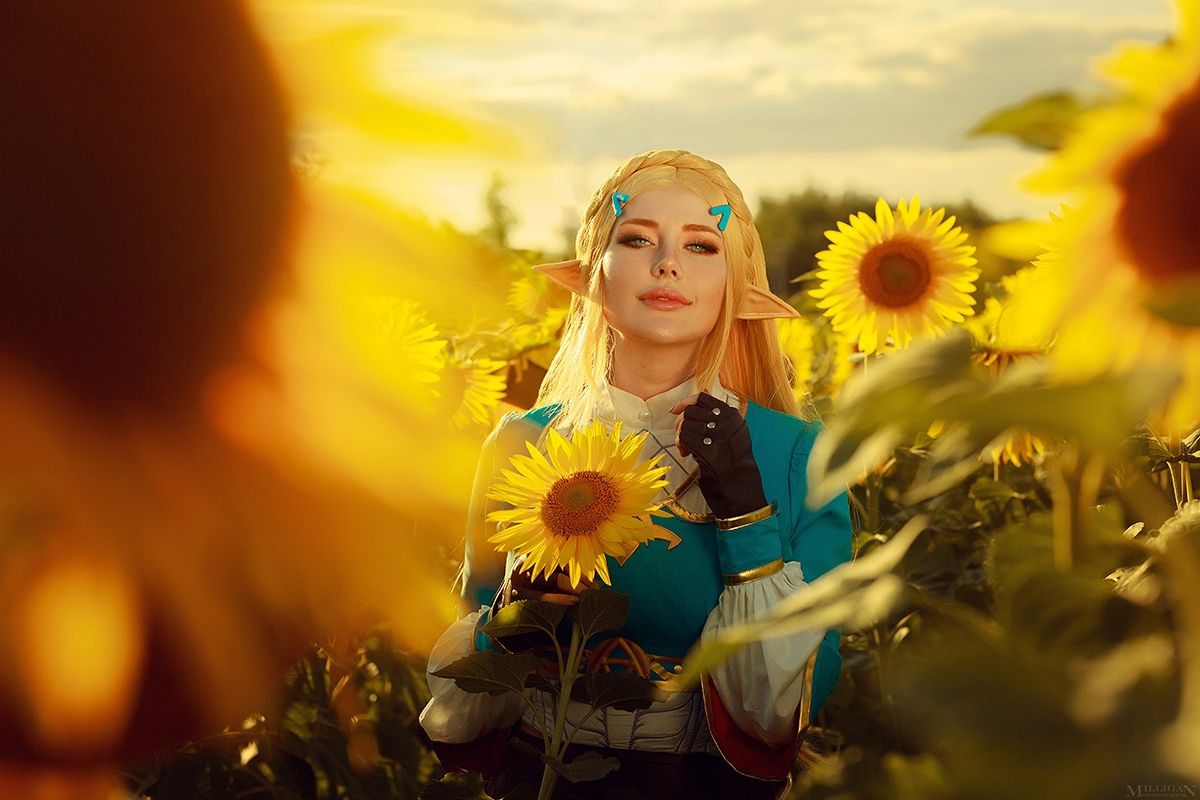 Косплей на принцессу Зельду из The Legend of Zelda: Breath of the Wild. Косплеер: Виктория Кот. Фотограф: Виктория Романова. Источник: vk.com/milliganphotos