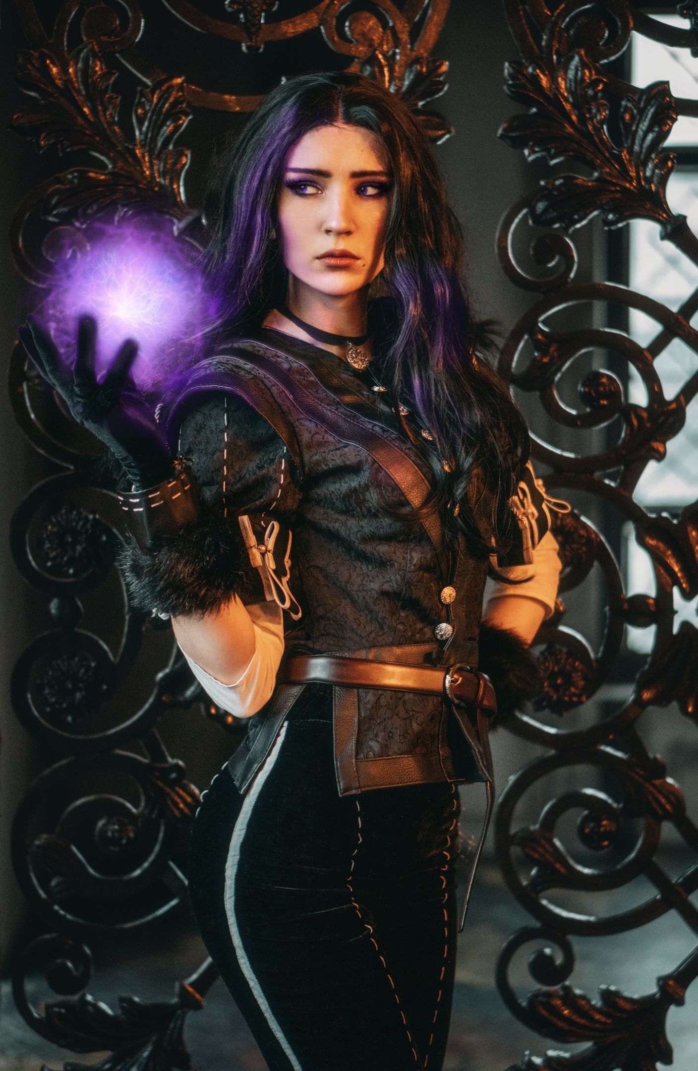 Косплей на Йеннифэр. Модель: Анастасия Носова. Источник: Megalcarmen cosplay / craft