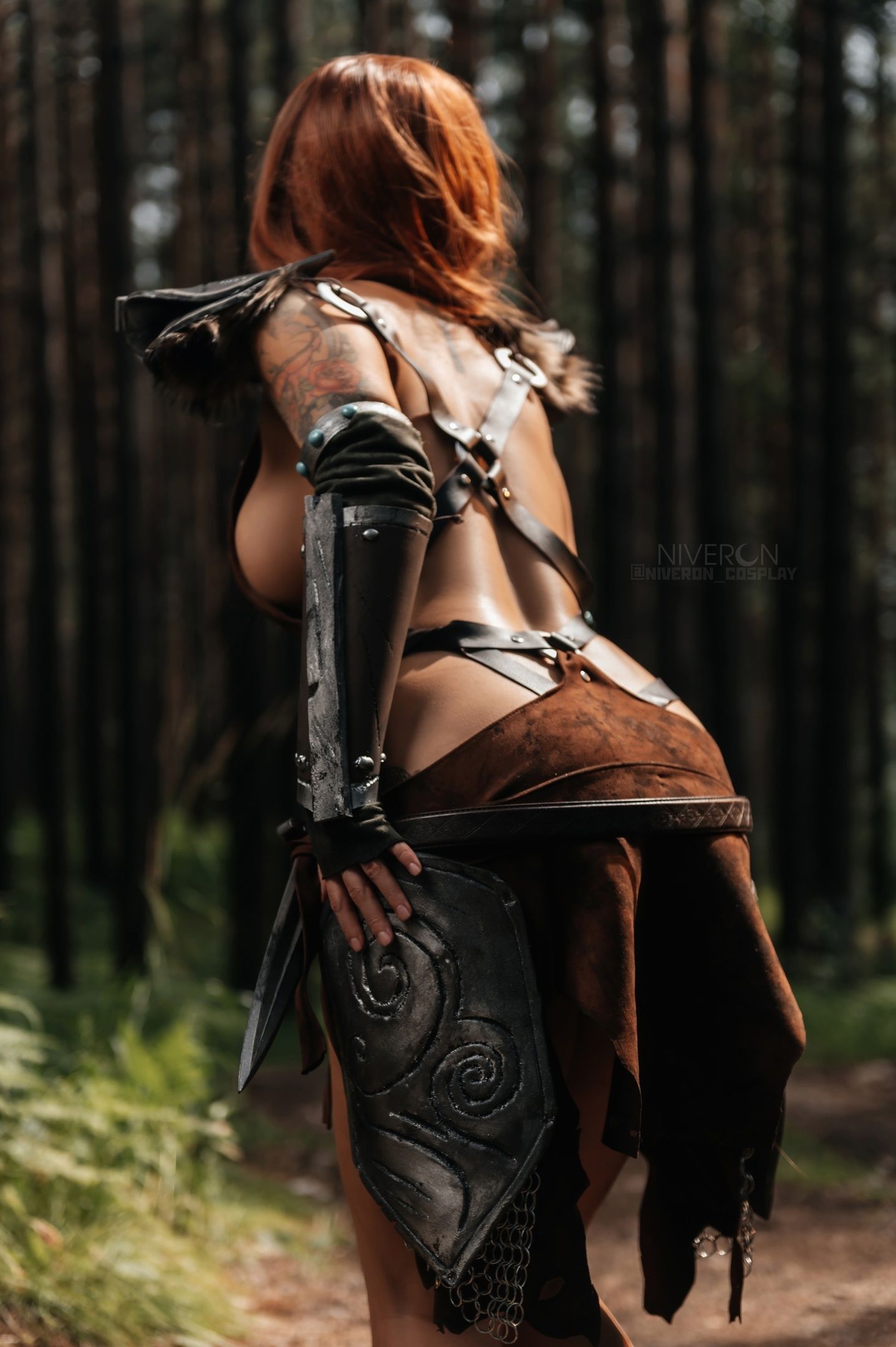 Косплей на Эйлу Охотницу из The Elder Scrolls V: Skyrim. Источник: vk.com/niveron_cosplay