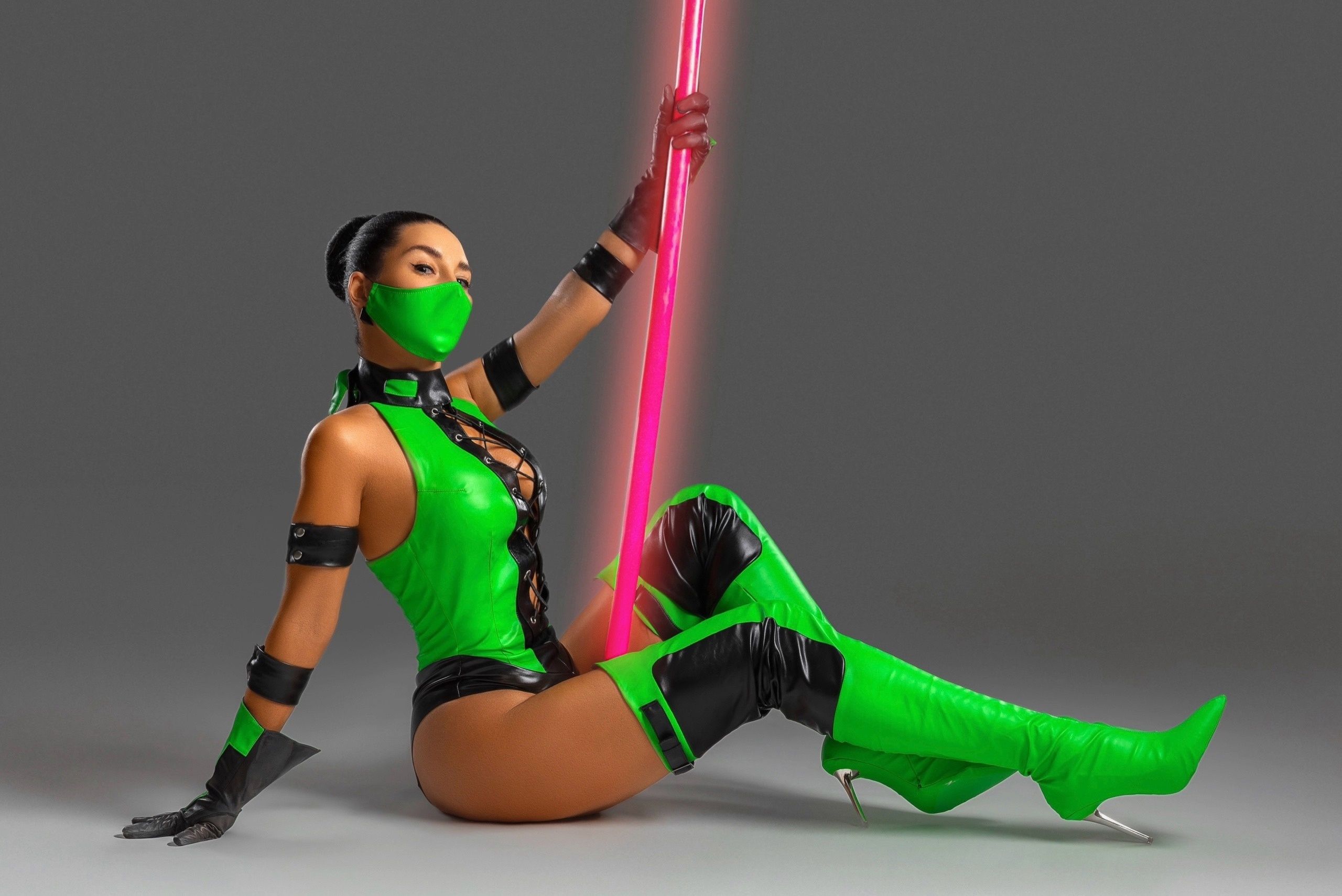 Косплей на Джейд из Mortal Kombat. Косплеер: Анна Шаховская. Источник фото: vk.com/public210125813