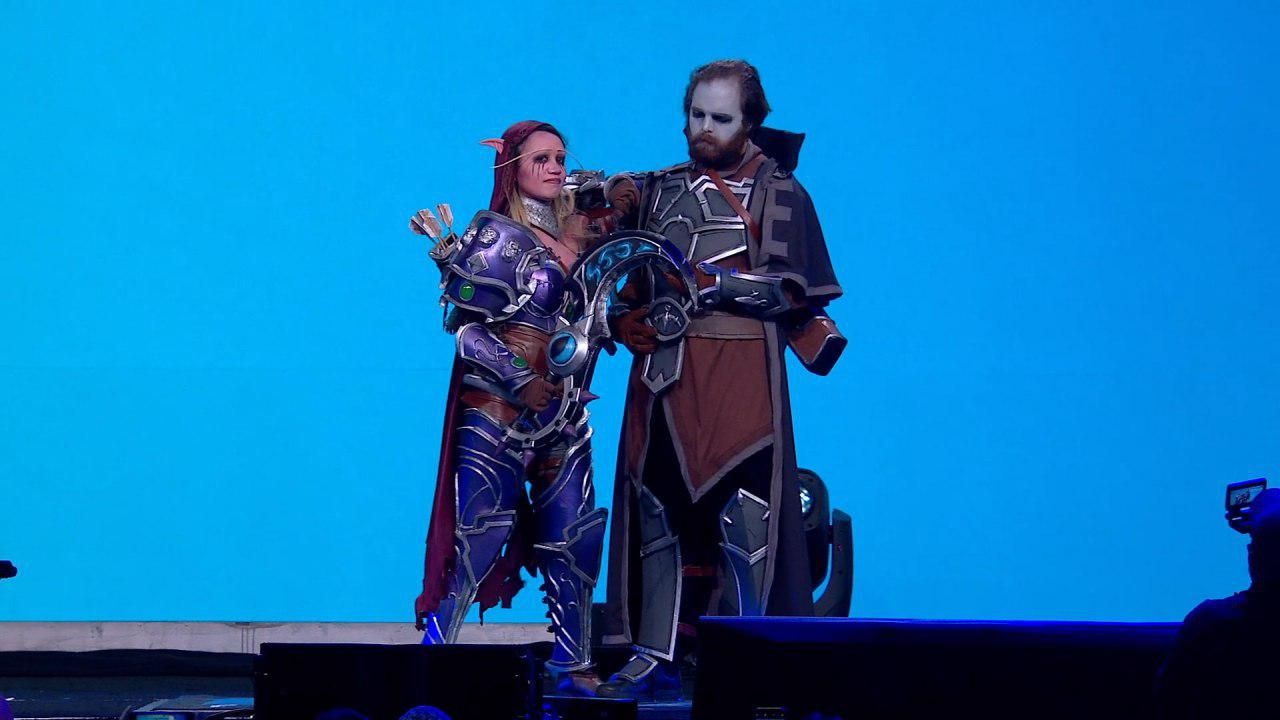 Сильвана и Натанос. Источник: BlizzCon 2019.