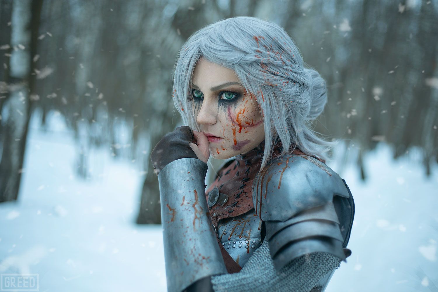 Косплей на Цири из The Witcher 3: Wild Hunt. Косплеер: Анна Сухорученко. Фотограф: GREED. Источник: https://vk.com/twenn.rogue