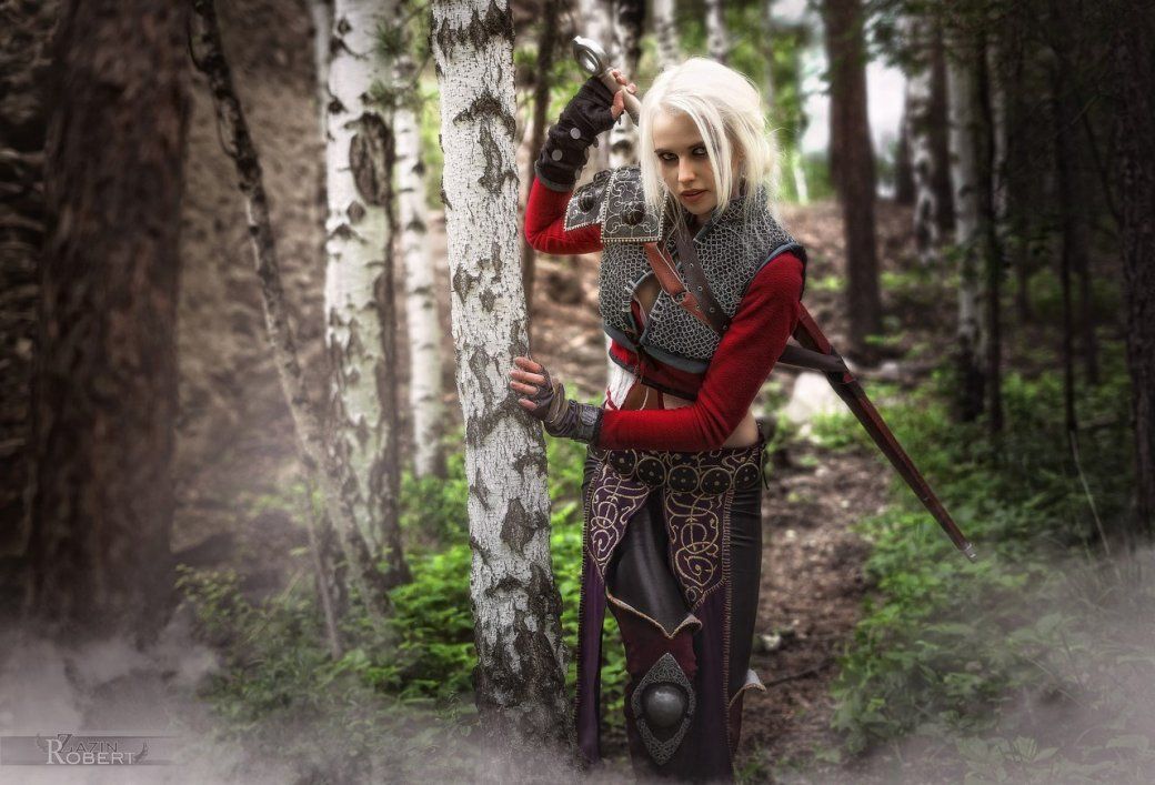 Косплей на Цири из The Witcher 3: Wild Hunt. Косплеер: Екатерина Тимонова. Фотограф: Роберт Зазин. Источник: https://vk.com/id66919303