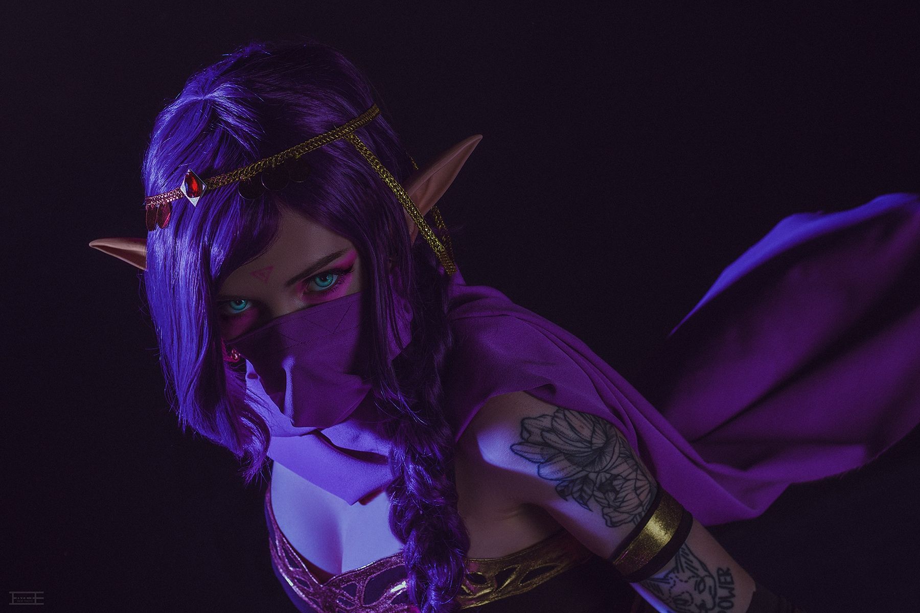 Косплей на Templar Assassin из Dota 2. Косплеер: Катерина Клык. Фотограф: Meiko Inoe. Источник: vk.com/public67920144