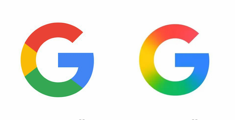 Старый (слева) и новый (справа) логотипы Google. Источник: Google