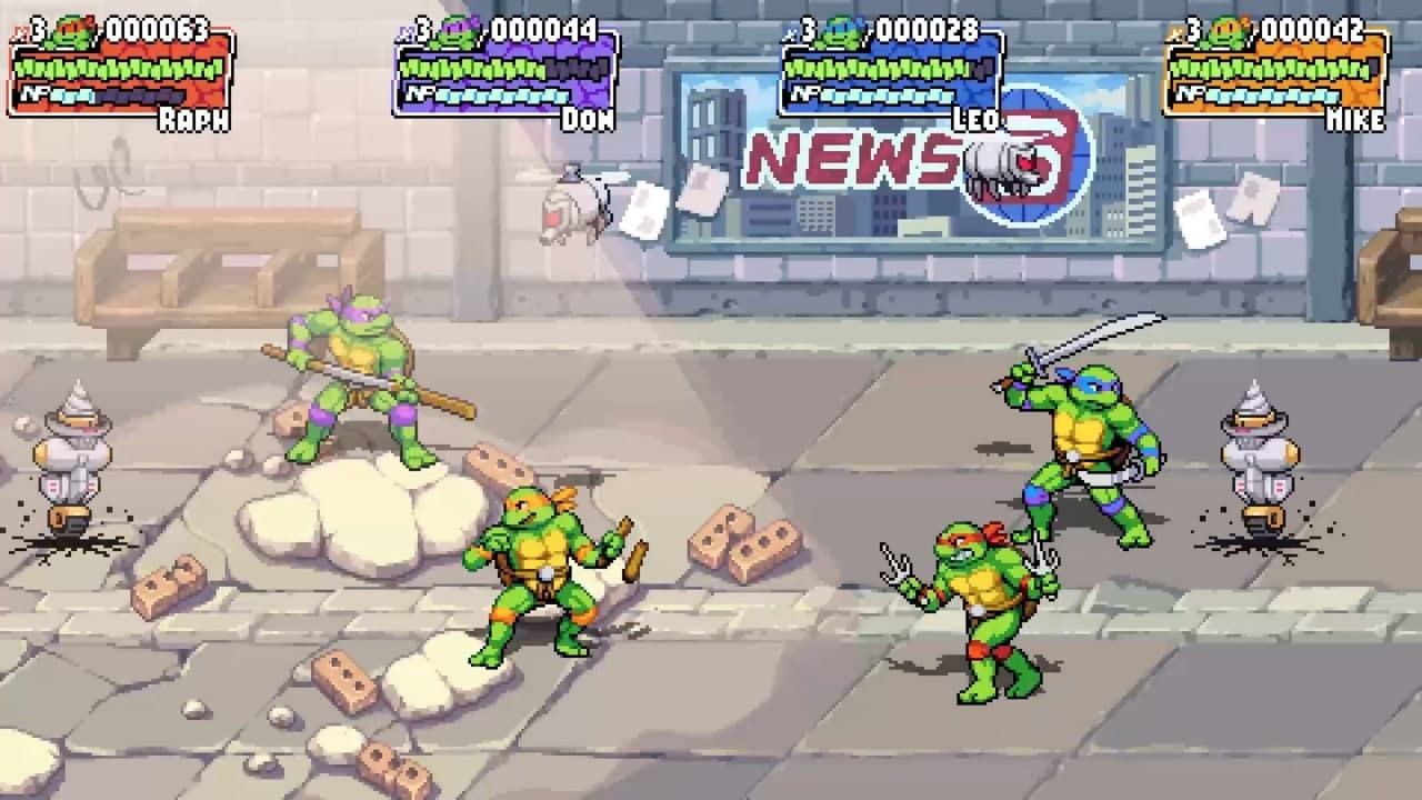 Скриншоты из новой игры о черепашках-ниндзя &mdash; Teenage Mutant Ninja Turtles: Shredder&rsquo;s Revenge. Источник: Steam