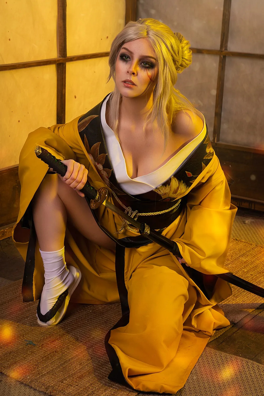 Косплей на японскую версию Цири из The Witcher 3 | Источник: hellyvalentine_cosplay