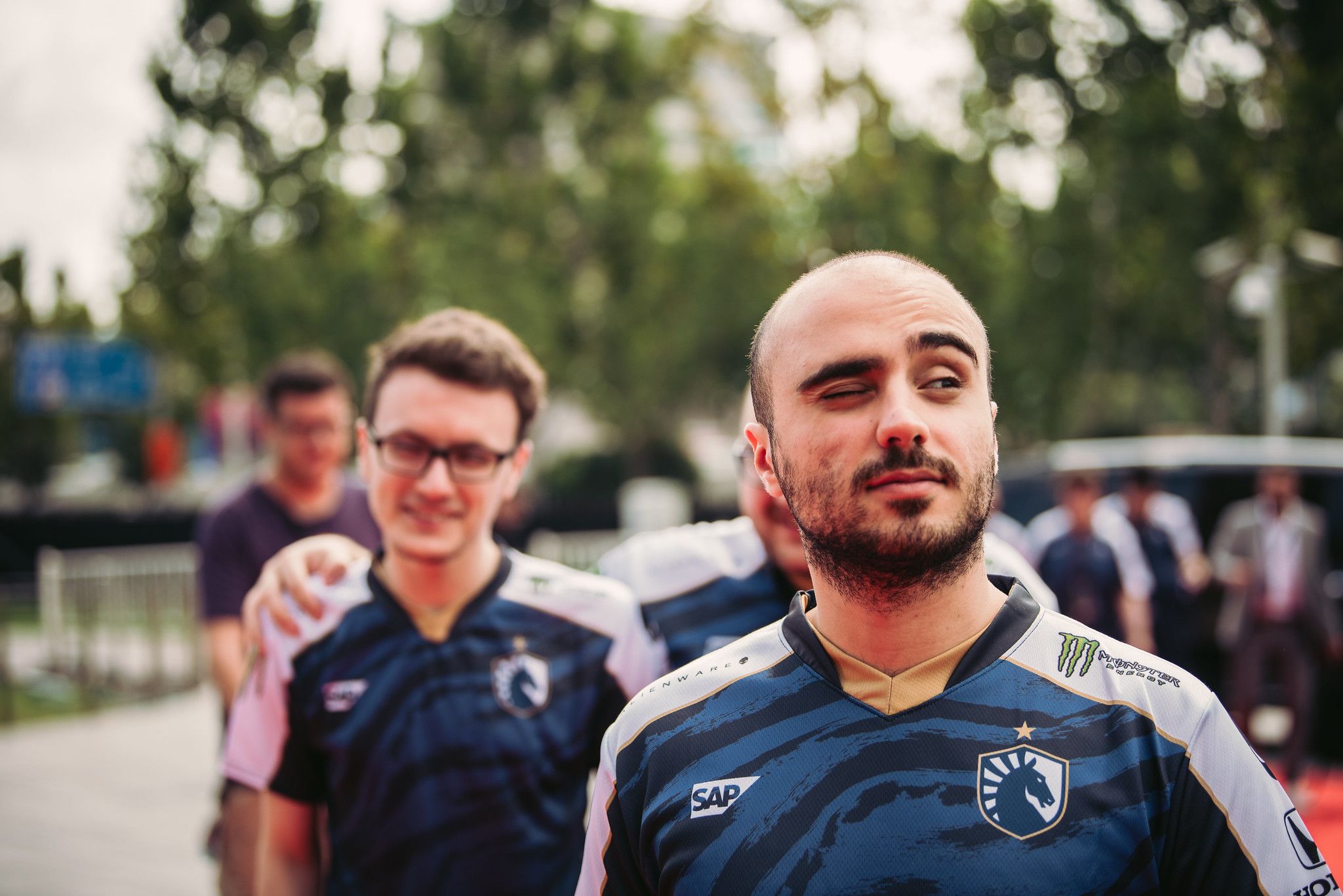 Team Liquid (ныне &mdash; Nigma) на TI9. Фото: Valve