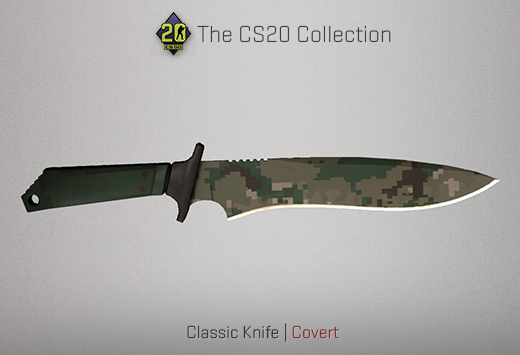 Скин Classic Knife | Источник: blog.counter-strike.net