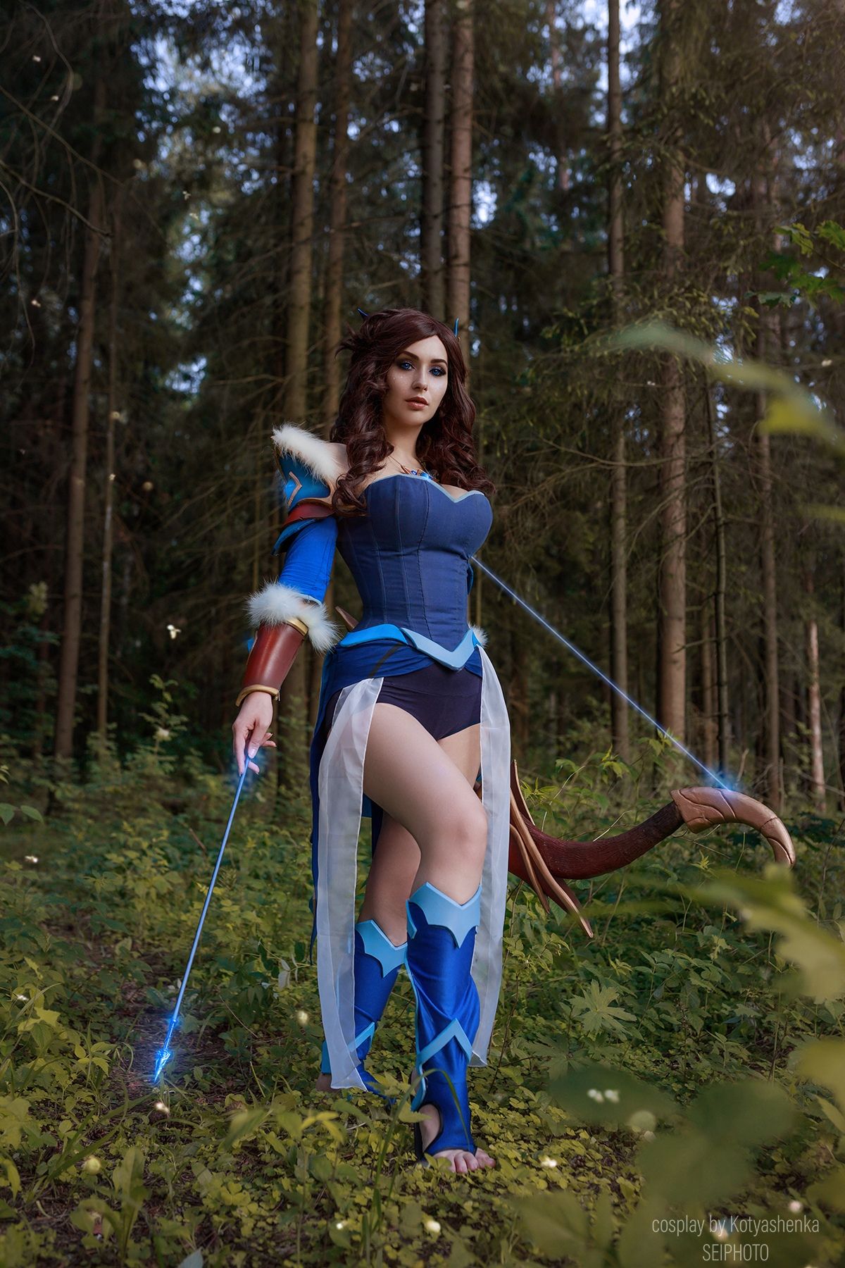 Косплей на Mirana из Dota 2. Фотограф: SeiPhoto. Косплеер: Ольга Базанова. Источник: vk.com/seiphoto