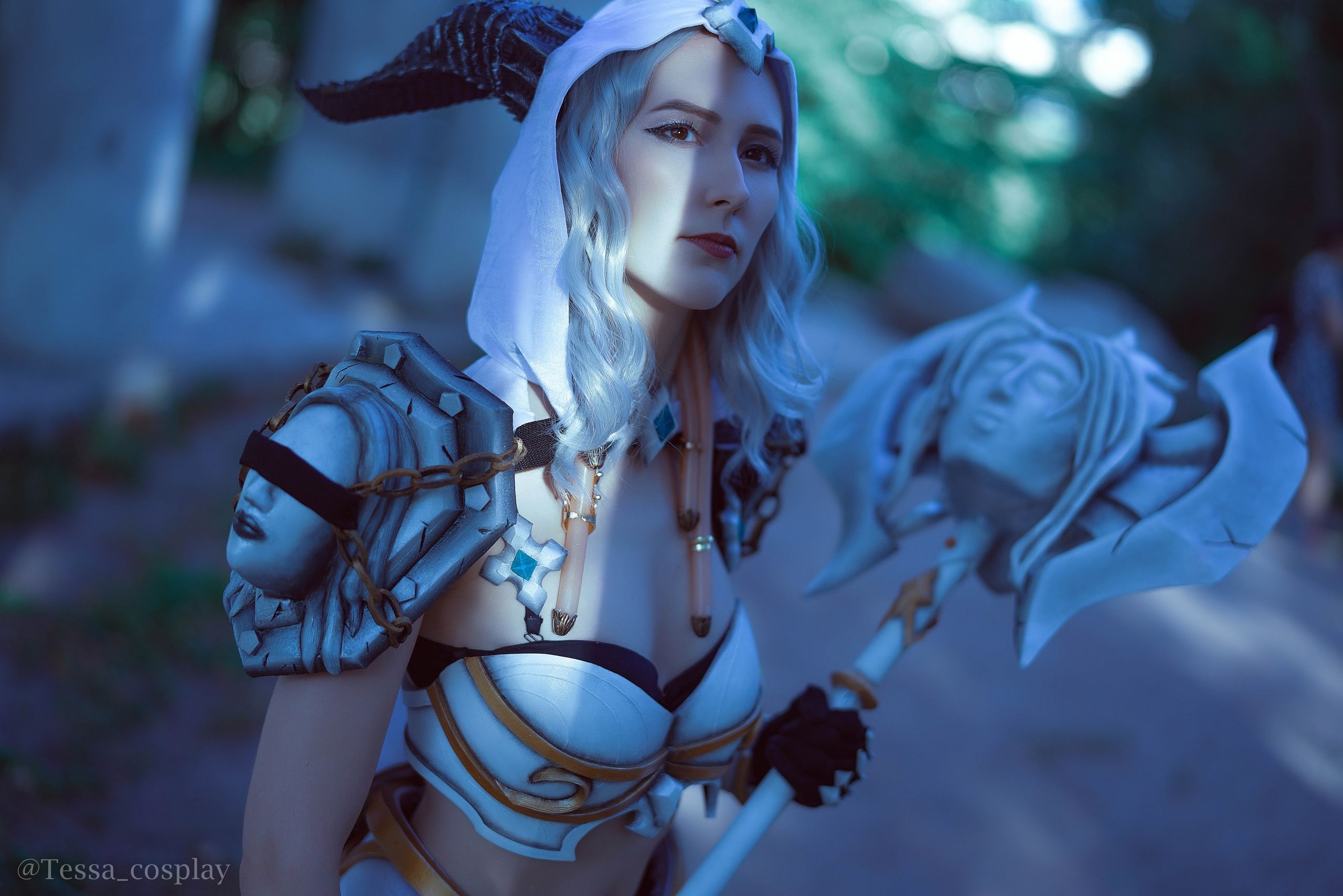 Косплей на дренейку из World of Warcraft. Косплеер: Tessa cosplay. Источник: vk.com/tessa_cosplay