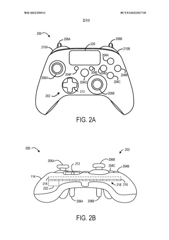 Патент нового геймпада Xbox. Источник: GameRant