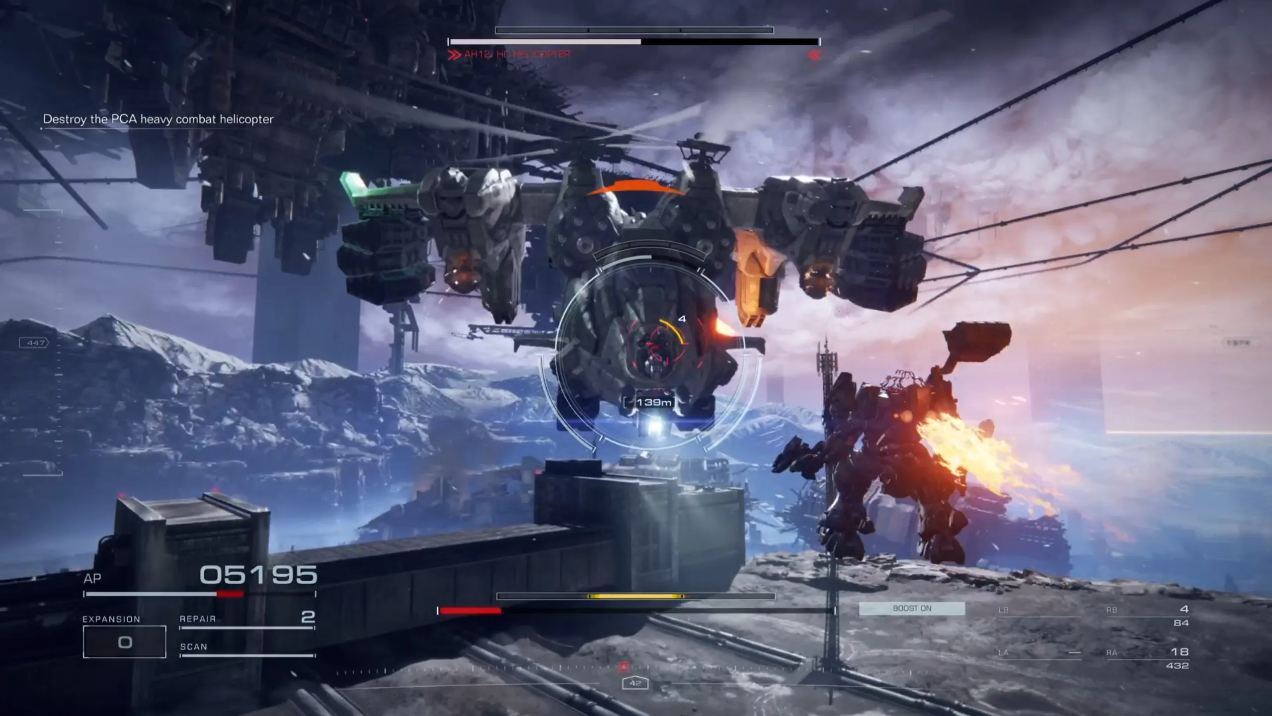 Скриншот из Armored Core VI